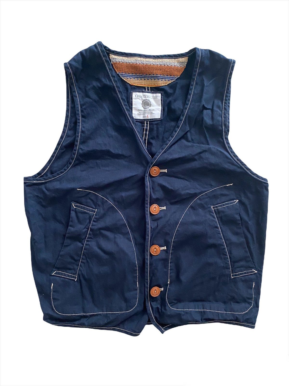 Blue Blue Japan × Vintage Classicfield Work vintage Vest style visvim kapital Size US L / EU 52-54 / 3 - 2 Thumbnail