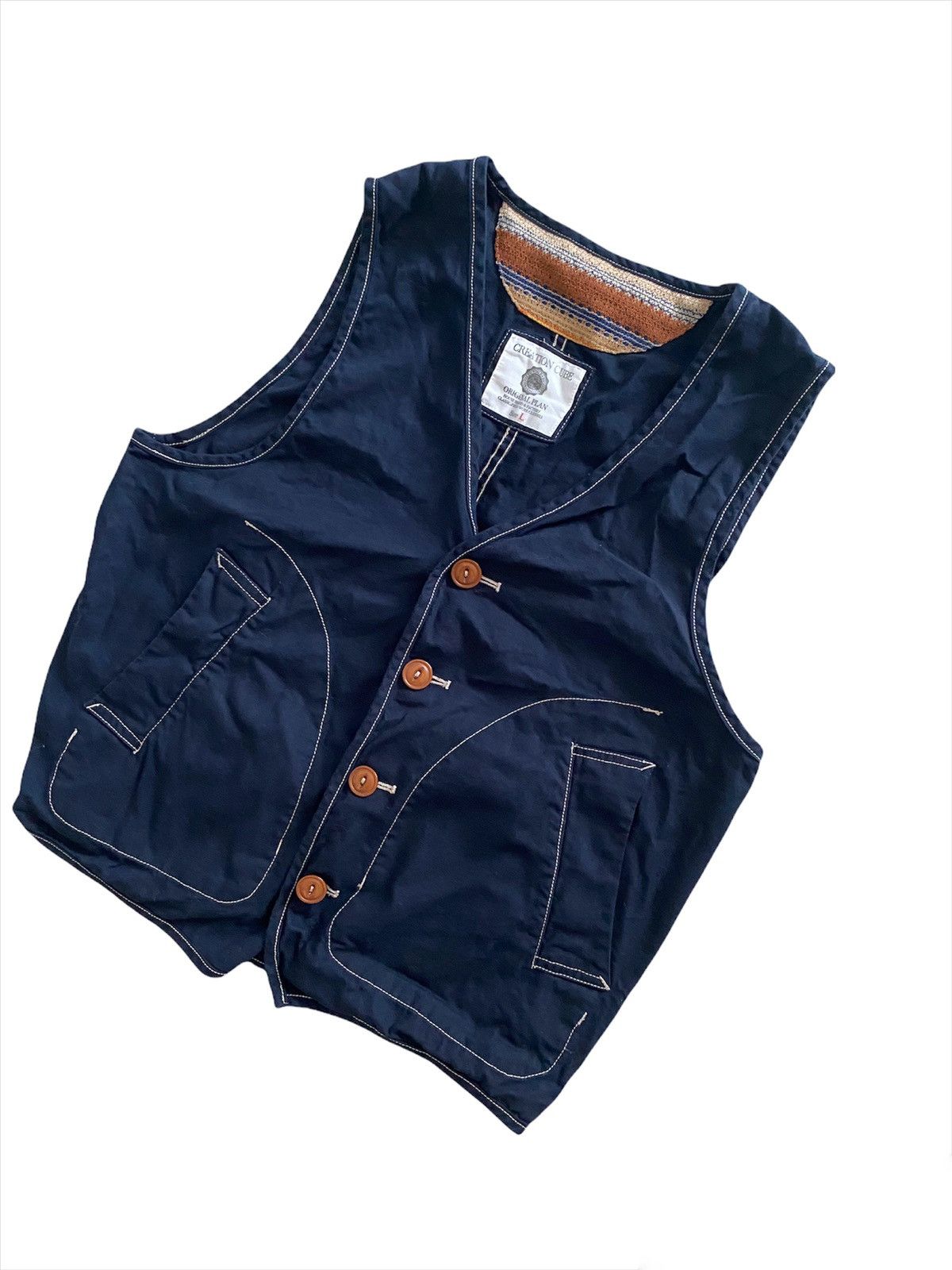 Blue Blue Japan × Vintage Classicfield Work vintage Vest style visvim kapital Size US L / EU 52-54 / 3 - 1 Thumbnail