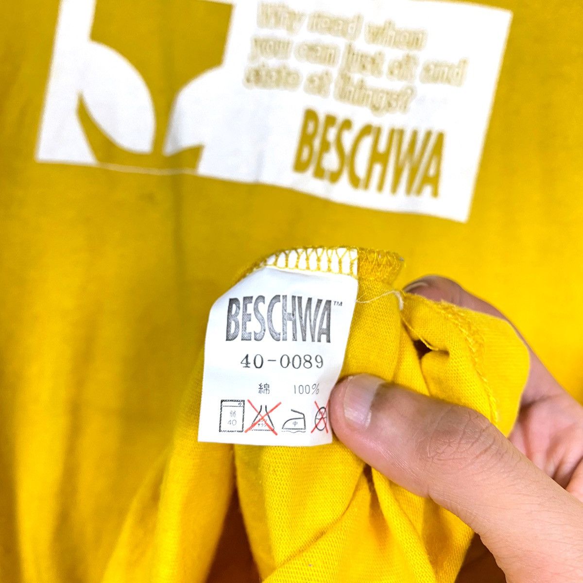 Alien Workshop × Vintage VINTAGE 90's BESCHWA BOX LOGO SKATEWEAR TEE Size US M / EU 48-50 / 2 - 8 Thumbnail