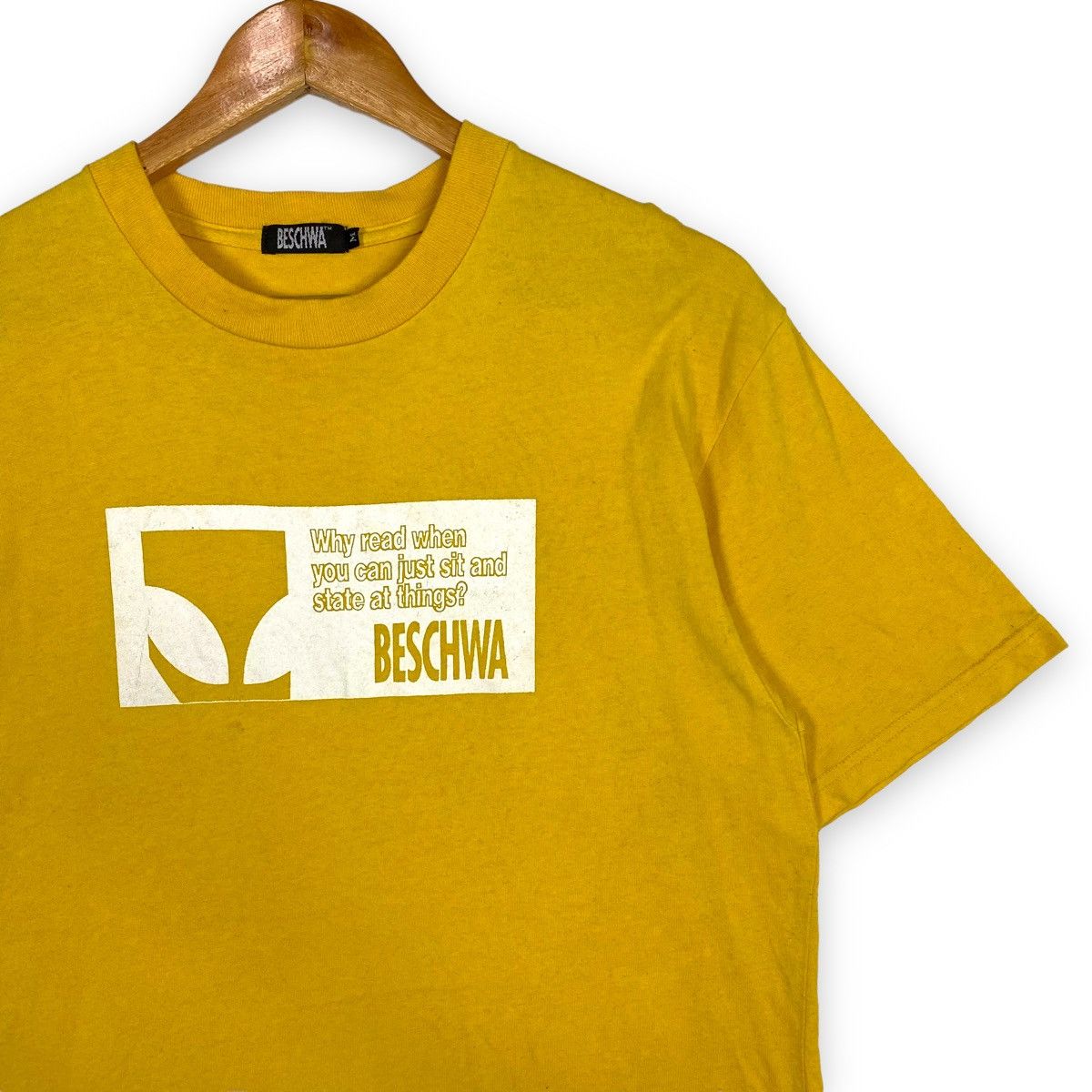 Alien Workshop × Vintage VINTAGE 90's BESCHWA BOX LOGO SKATEWEAR TEE Size US M / EU 48-50 / 2 - 2 Thumbnail