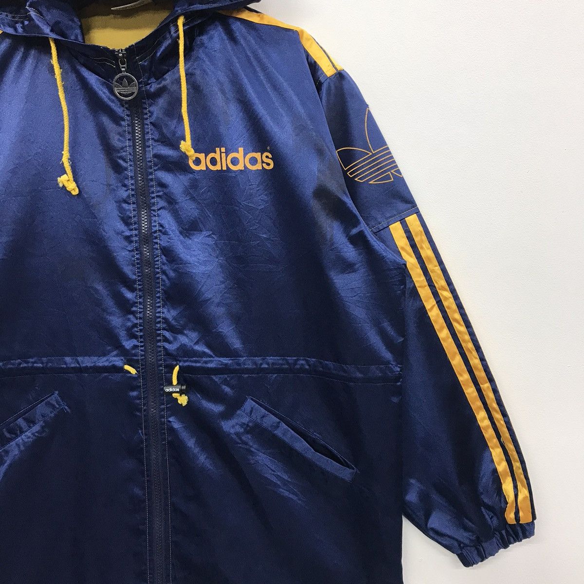 Adidas × Vintage Rare!! Vintage Adidas Big Logo Light Jacket Size US M / EU 48-50 / 2 - 5 Thumbnail