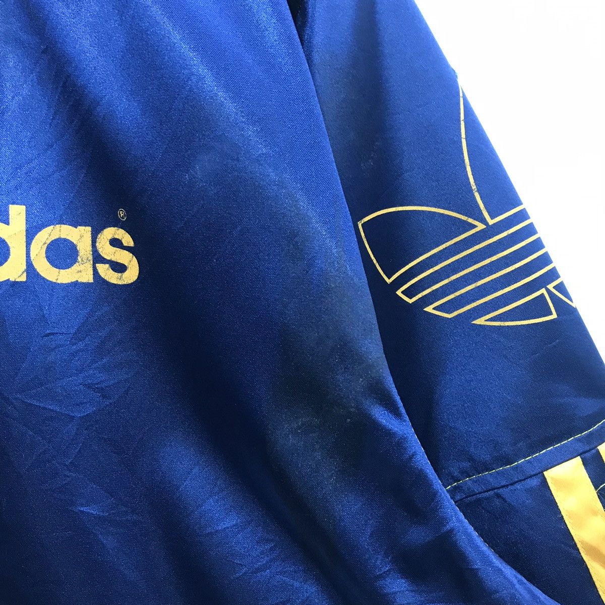 Adidas × Vintage Rare!! Vintage Adidas Big Logo Light Jacket Size US M / EU 48-50 / 2 - 12 Thumbnail