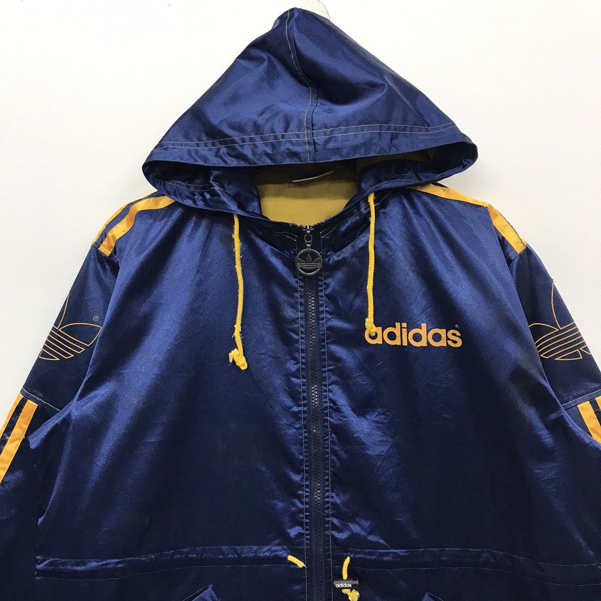 Adidas × Vintage Rare!! Vintage Adidas Big Logo Light Jacket Size US M / EU 48-50 / 2 - 3 Thumbnail