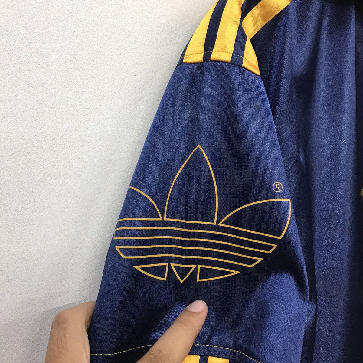 Adidas × Vintage Rare!! Vintage Adidas Big Logo Light Jacket Size US M / EU 48-50 / 2 - 11 Thumbnail