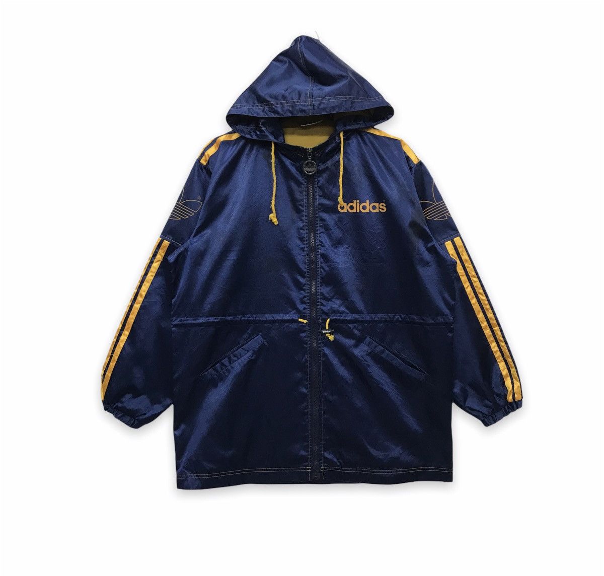 Adidas × Vintage Rare!! Vintage Adidas Big Logo Light Jacket Size US M / EU 48-50 / 2 - 2 Thumbnail