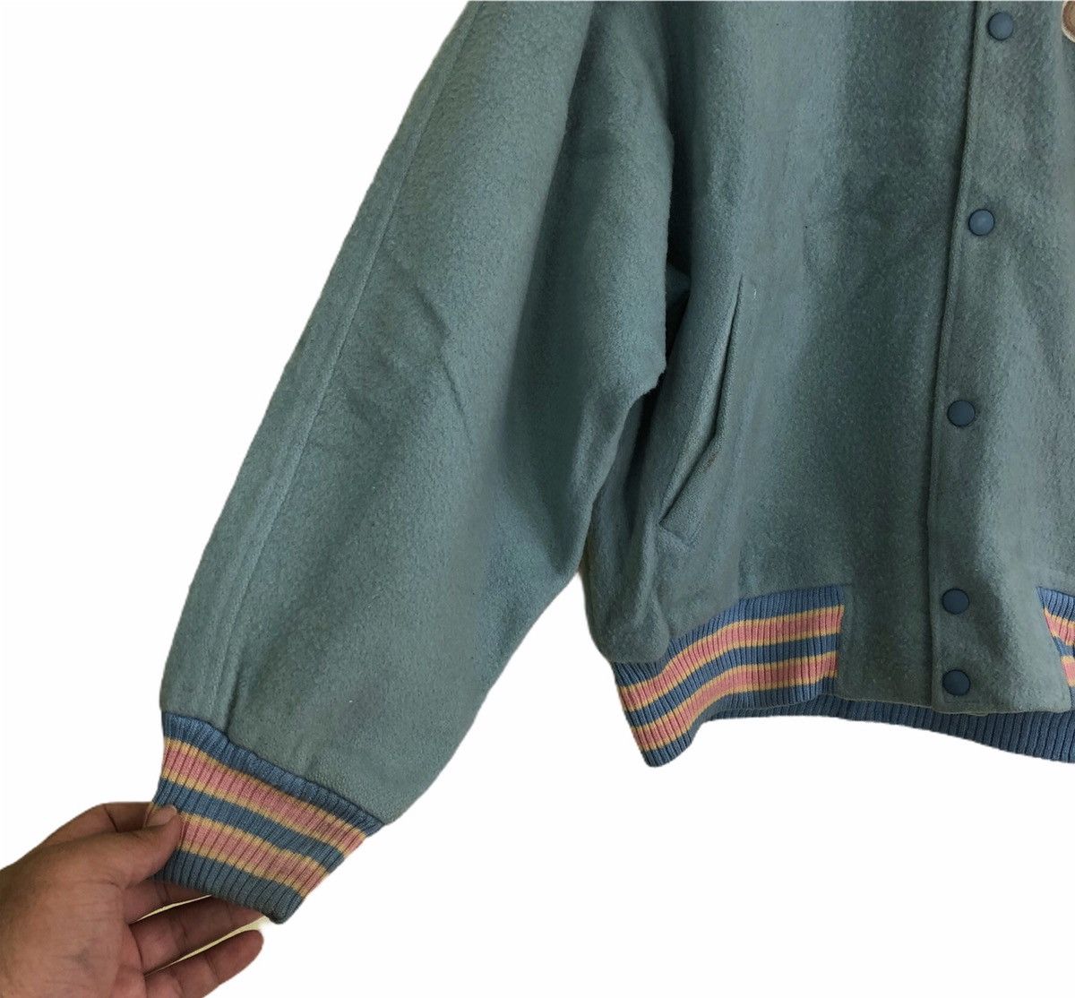 Japanese Brand Vintage Varsity Jacket Power IronMuscle Inspire Issey Miyake Size US L / EU 52-54 / 3 - 4 Thumbnail