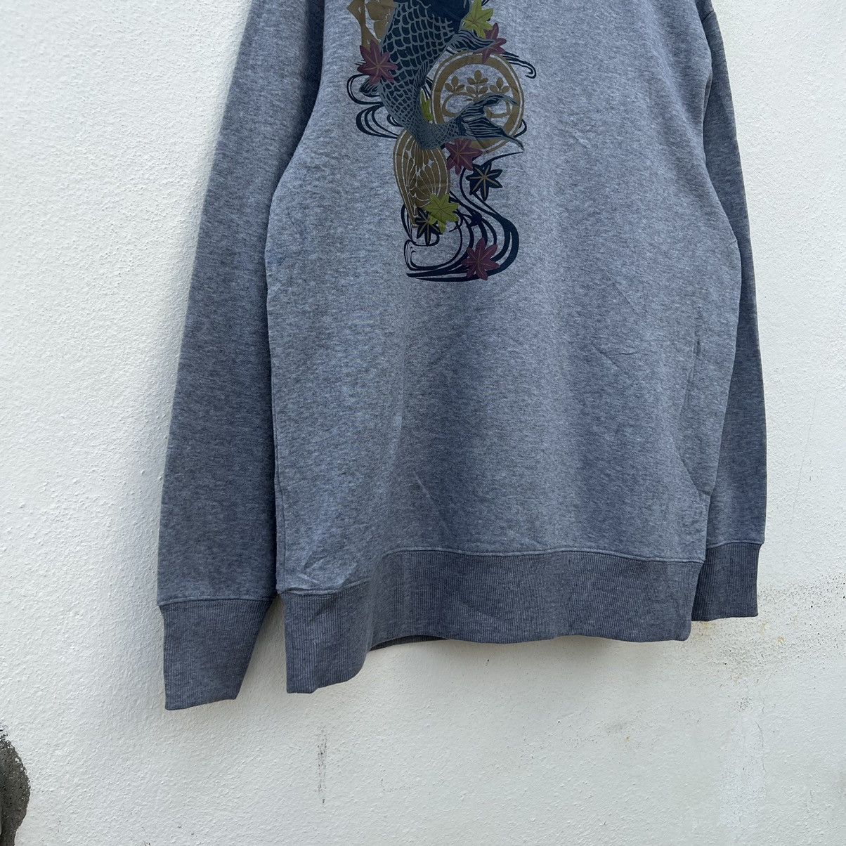 Japanese Brand VINTAGE SUKAJAN DESIGN SWEATSHIRT FISH COIL Size US L / EU 52-54 / 3 - 4 Thumbnail