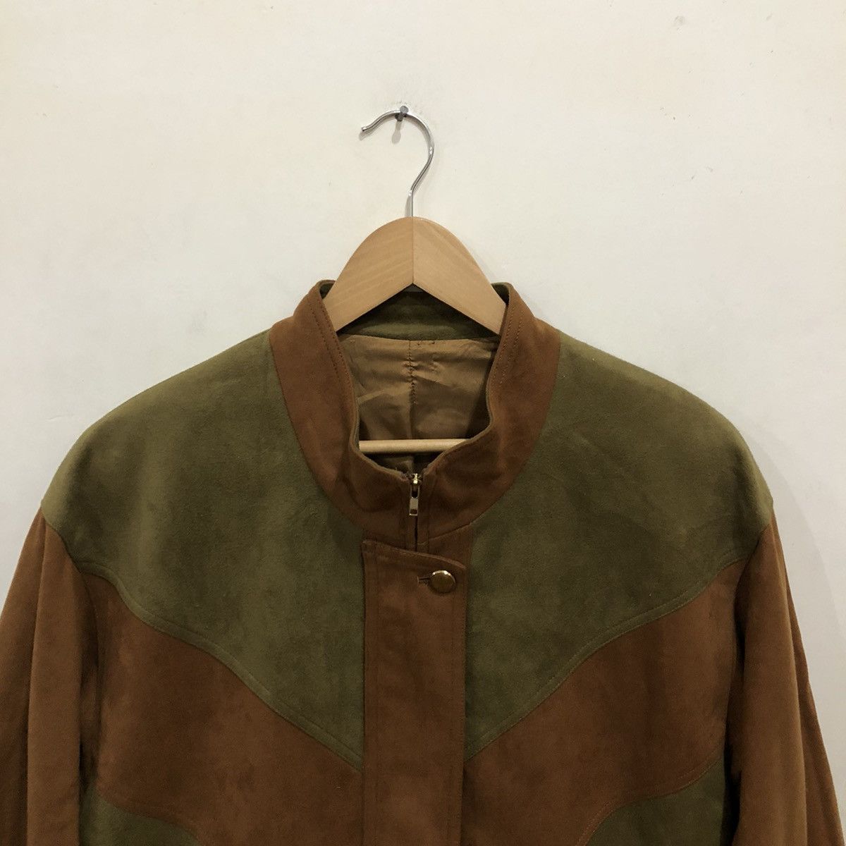 Japanese Brand Suide Leather Jacket Work From Home Style Size US M / EU 48-50 / 2 - 4 Thumbnail