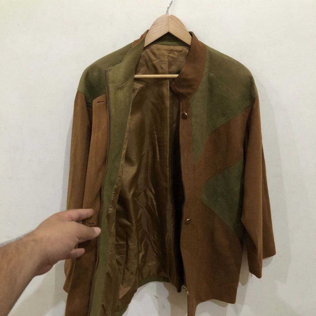 Japanese Brand Suide Leather Jacket Work From Home Style Size US M / EU 48-50 / 2 - 9 Thumbnail