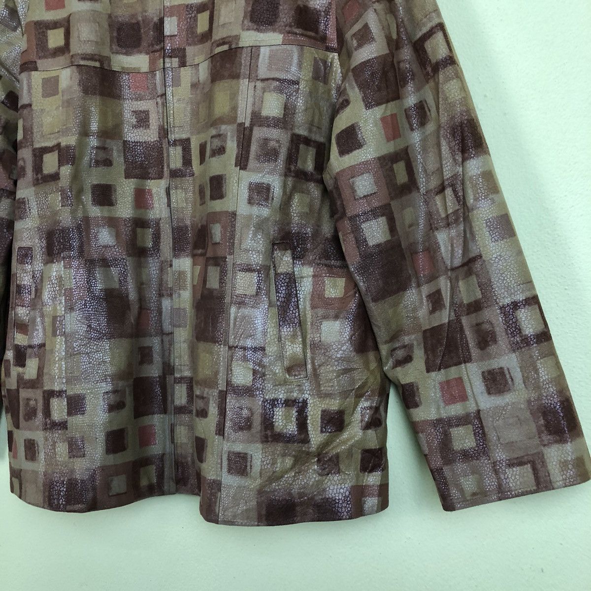 Japanese Brand Full Print Zipper Jacket Leather Size US M / EU 48-50 / 2 - 4 Thumbnail