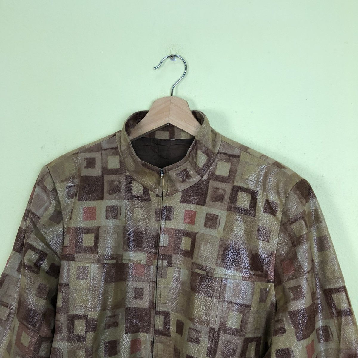 Japanese Brand Full Print Zipper Jacket Leather Size US M / EU 48-50 / 2 - 3 Thumbnail