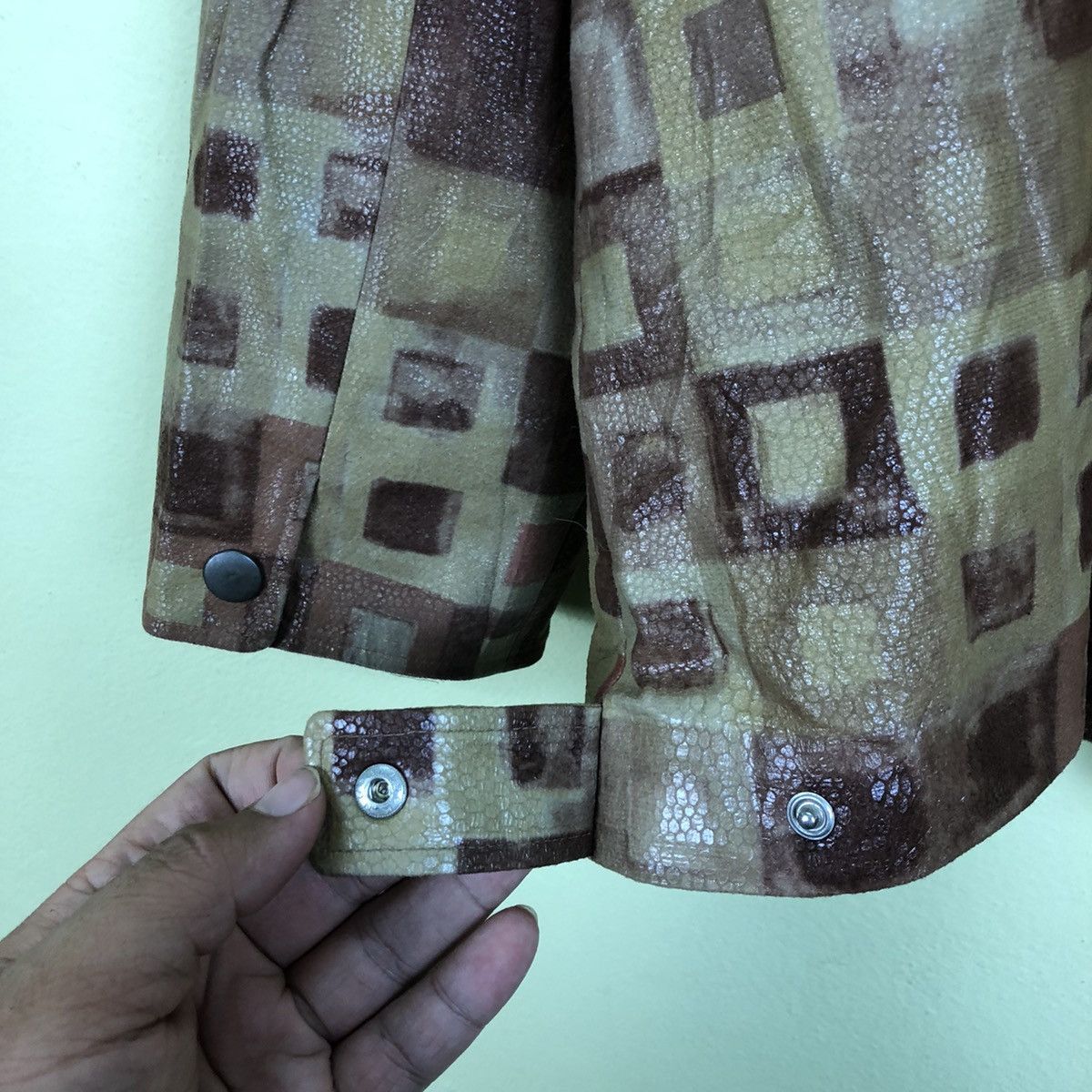 Japanese Brand Full Print Zipper Jacket Leather Size US M / EU 48-50 / 2 - 8 Thumbnail