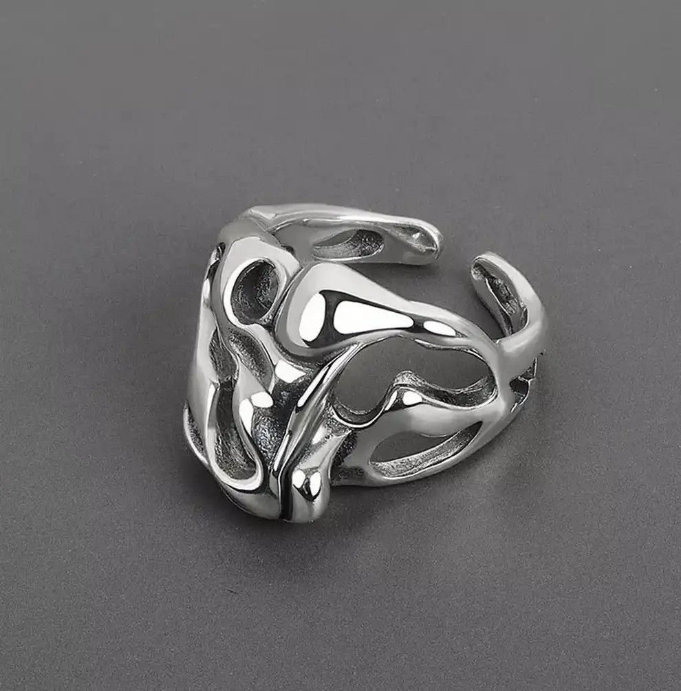 Handmade Ring Bubbles Modern Art Size ONE SIZE - 1 Thumbnail