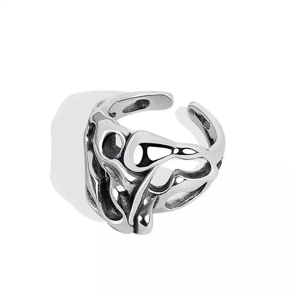Handmade Ring Bubbles Modern Art Size ONE SIZE - 5 Thumbnail
