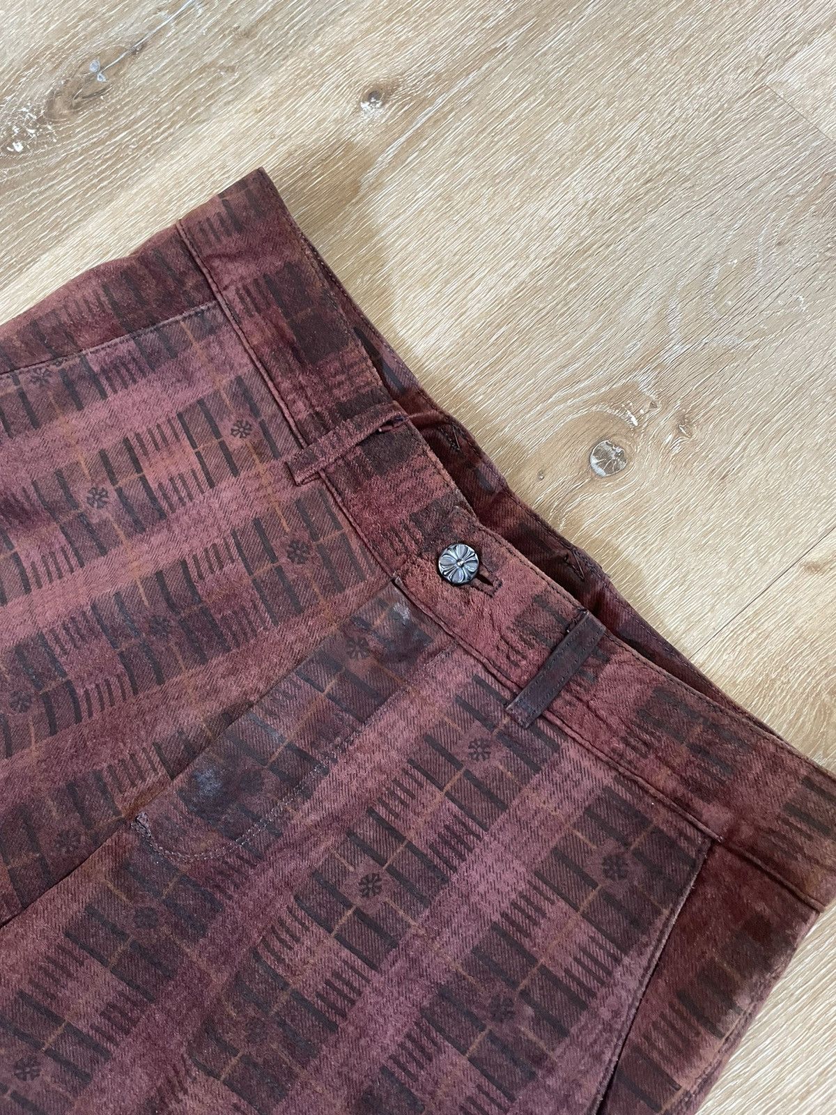 Chrome Hearts SUEDE Leather Vintage Dress Pants Size US 32 / EU 48 - 4 Thumbnail