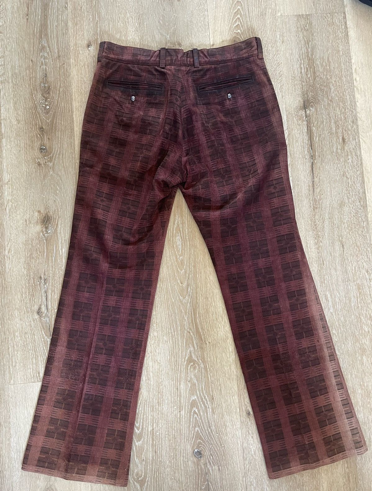 Chrome Hearts SUEDE Leather Vintage Dress Pants Size US 32 / EU 48 - 12 Thumbnail