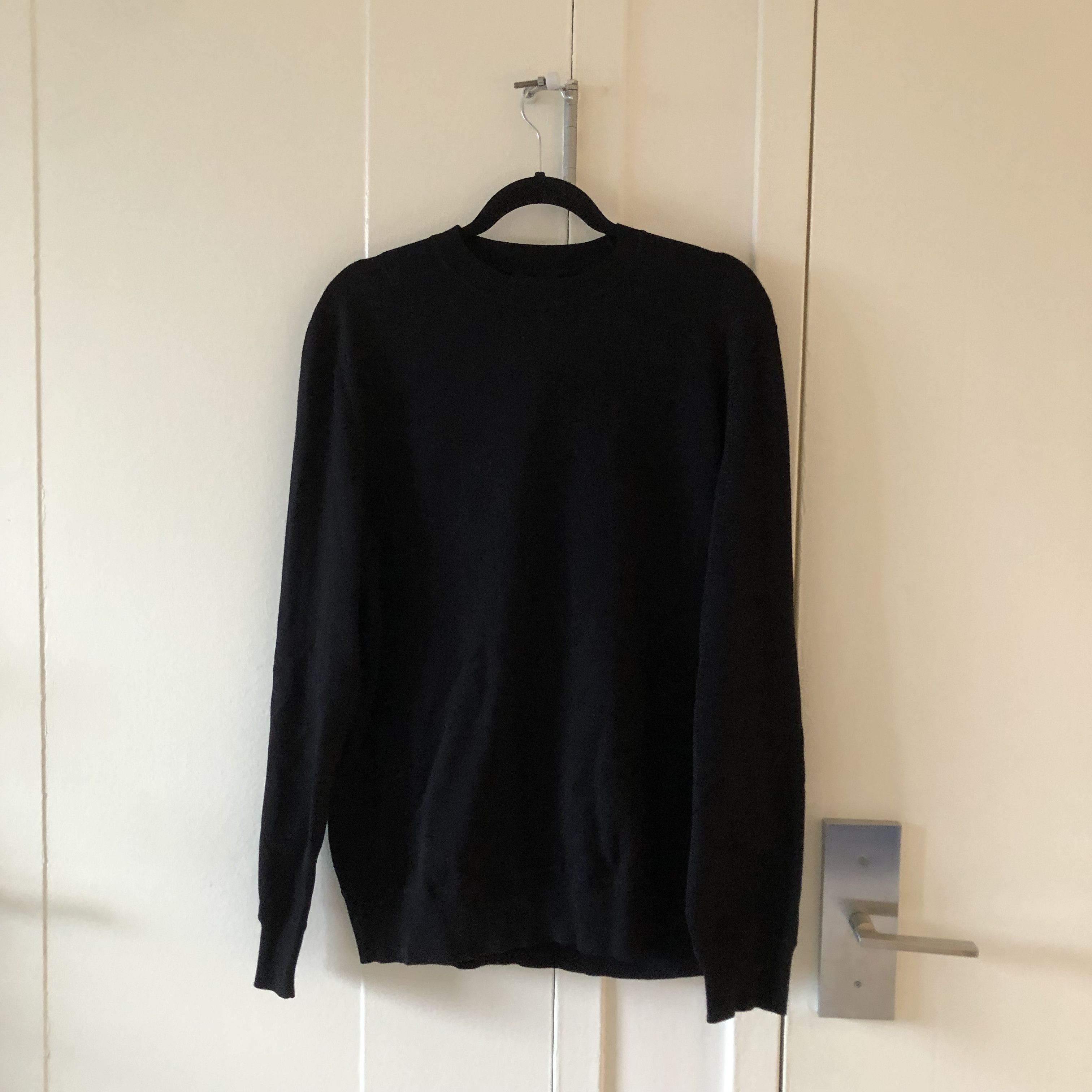 image of A P C Knit Sweater in Black, Men's (Size XL)