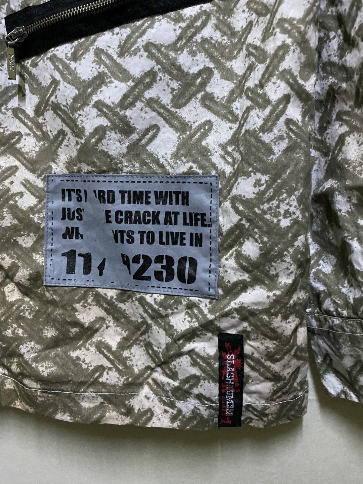 Japanese Brand × Seditionaries Slash Number Zipper Shirt Punk Size US L / EU 52-54 / 3 - 6 Thumbnail
