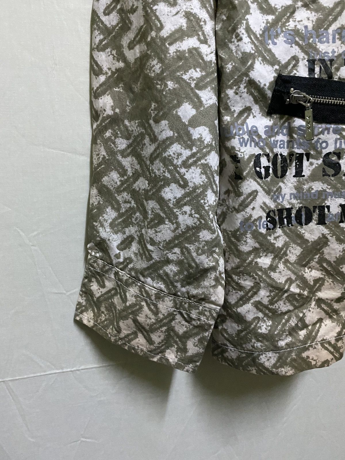 Japanese Brand × Seditionaries Slash Number Zipper Shirt Punk Size US L / EU 52-54 / 3 - 4 Thumbnail