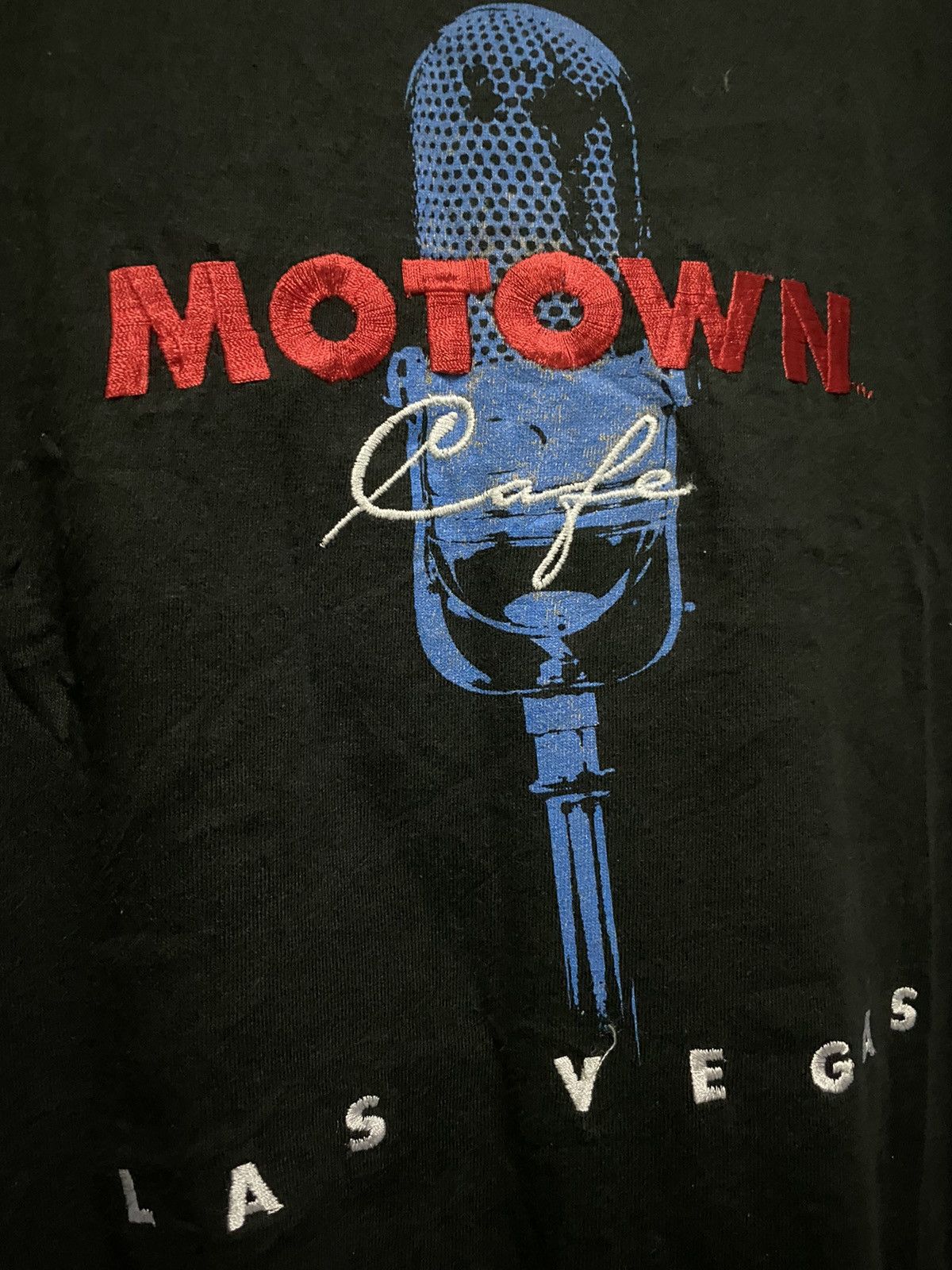 Vintage Motown Cafe Last Vegas Record Label Embroidery Vintage Size US L / EU 52-54 / 3 - 3 Thumbnail