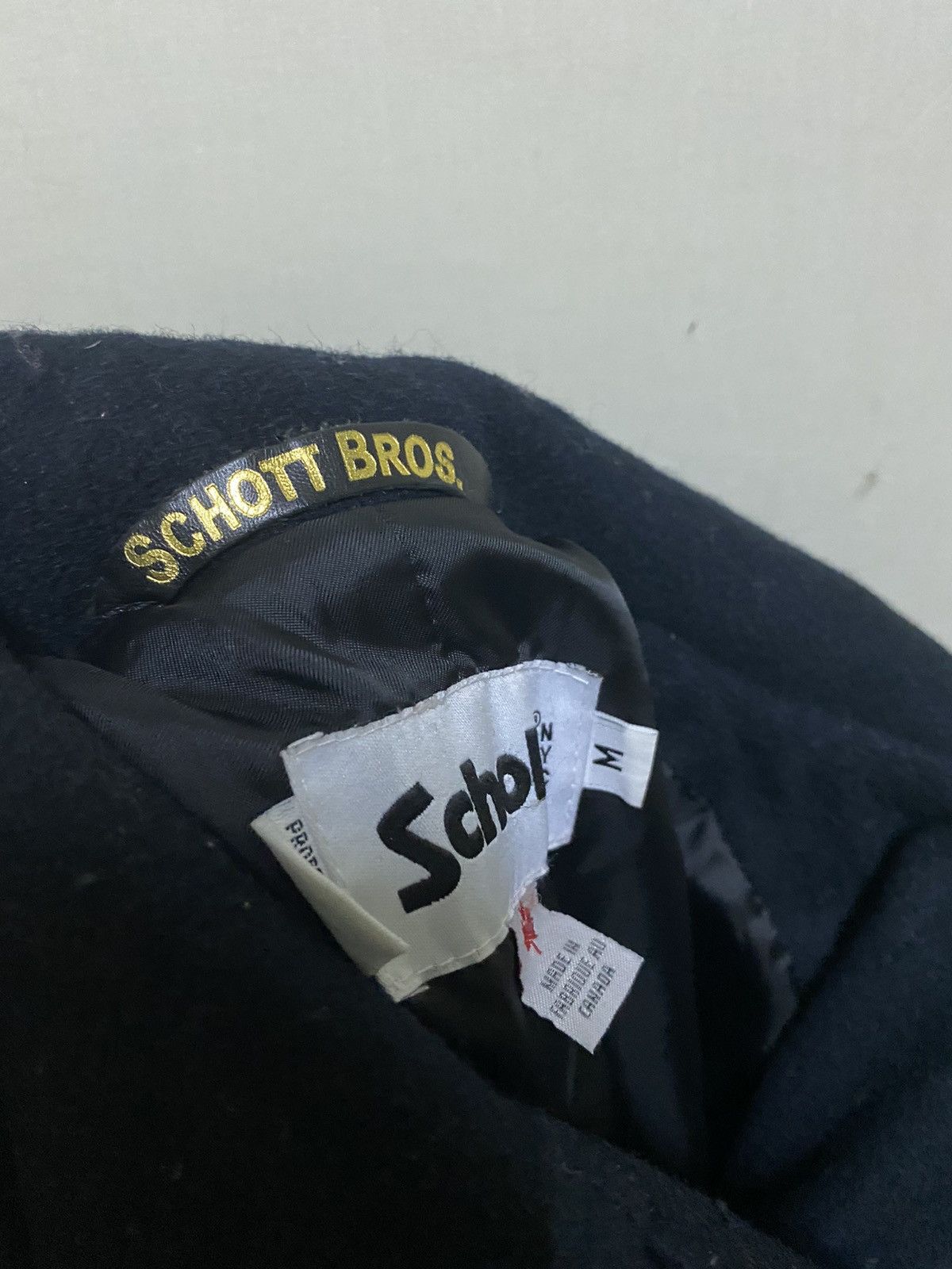 Japanese Brand × Schott Usn Earth Music Velvet Label Wool Jacket by Schott Size US M / EU 48-50 / 2 - 9 Thumbnail