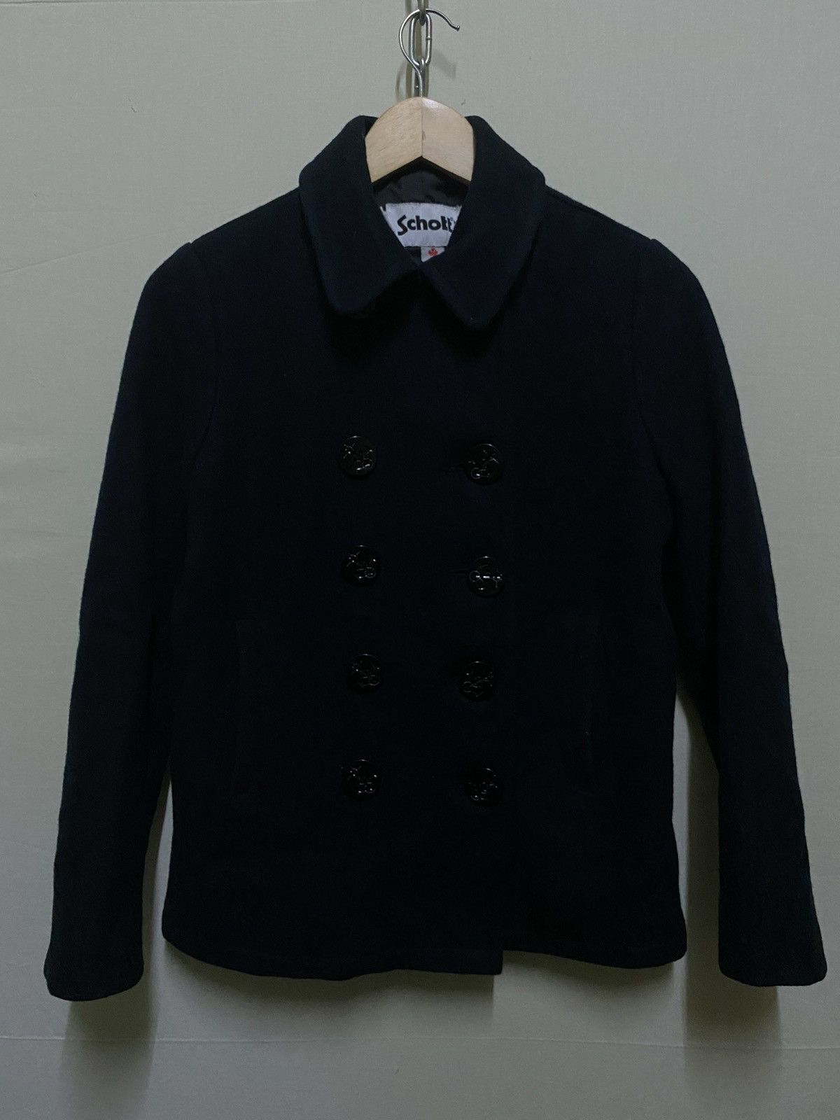 Japanese Brand × Schott Usn Earth Music Velvet Label Wool Jacket by Schott Size US M / EU 48-50 / 2 - 1 Thumbnail