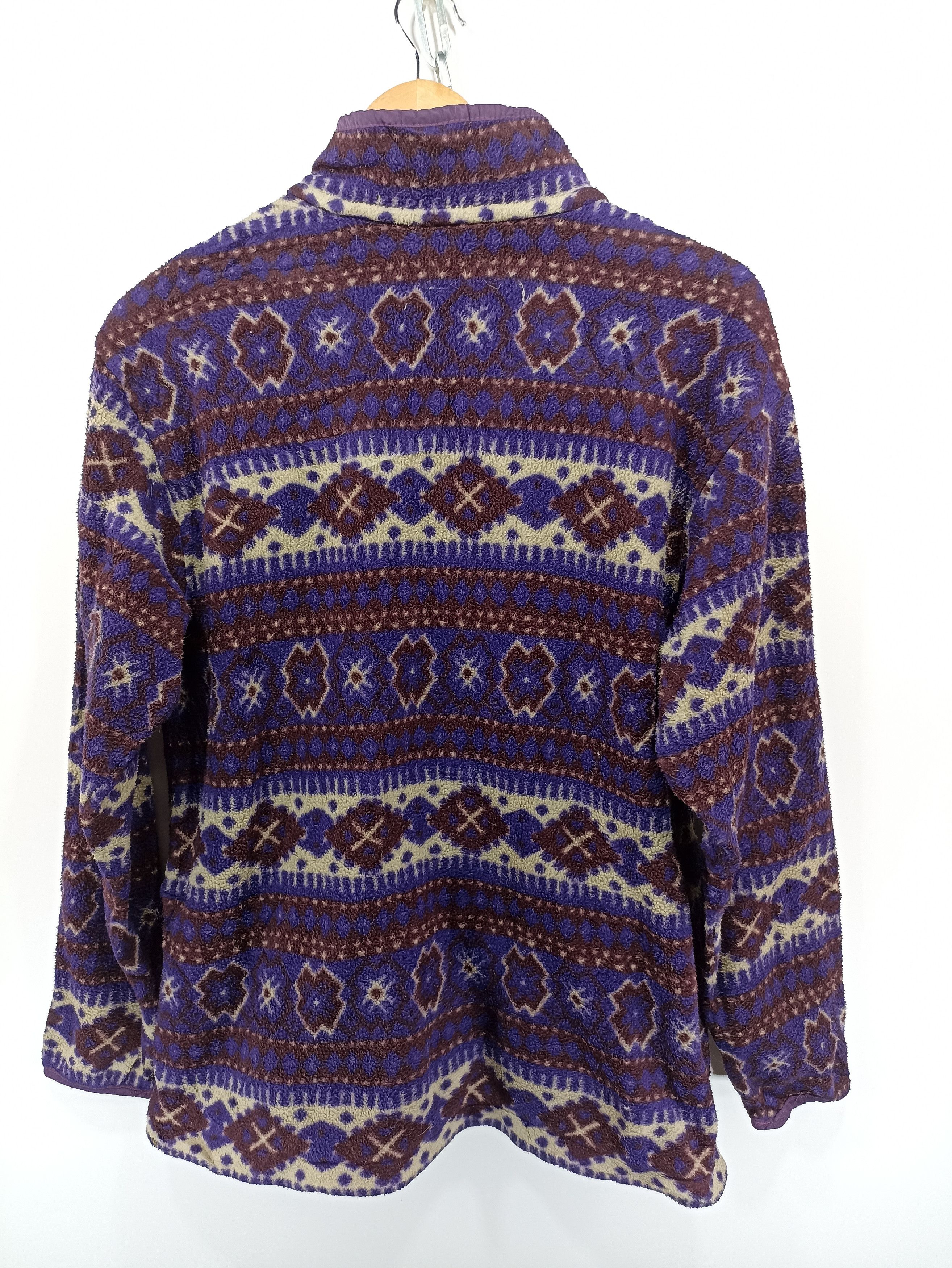 L.L. Bean Vintage LL Bean Printed Fleecw sweatshirt Size US M / EU 48-50 / 2 - 3 Thumbnail