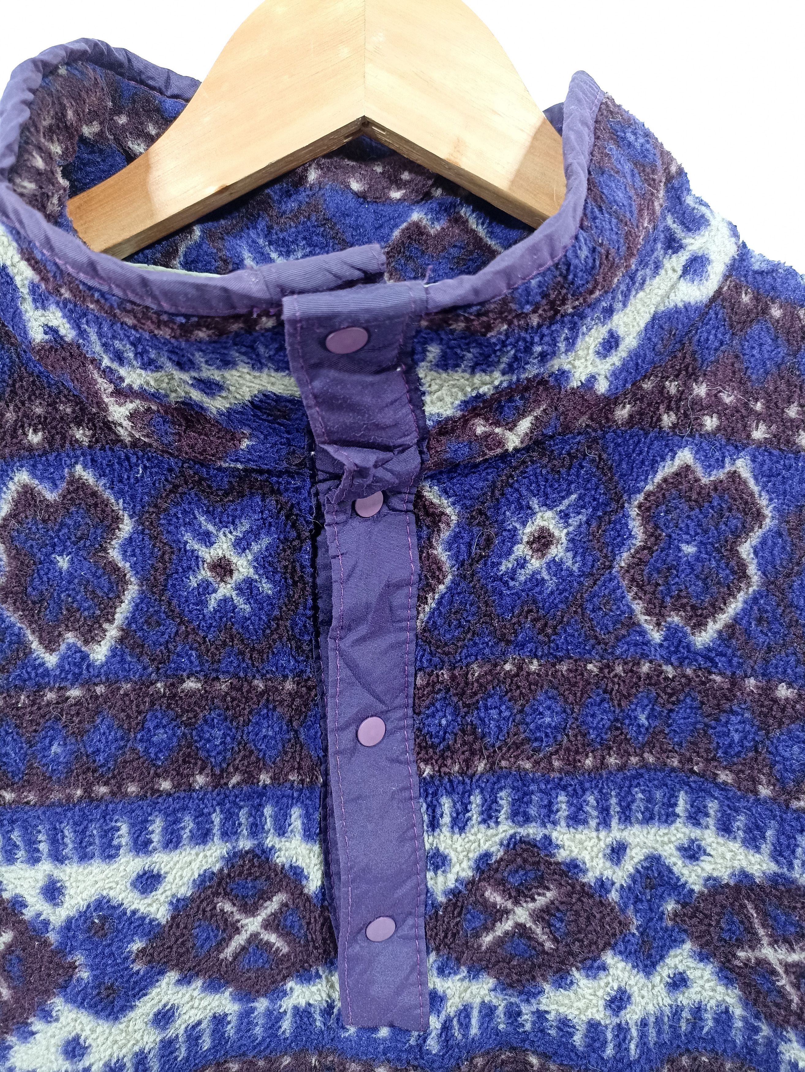L.L. Bean Vintage LL Bean Printed Fleecw sweatshirt Size US M / EU 48-50 / 2 - 2 Thumbnail