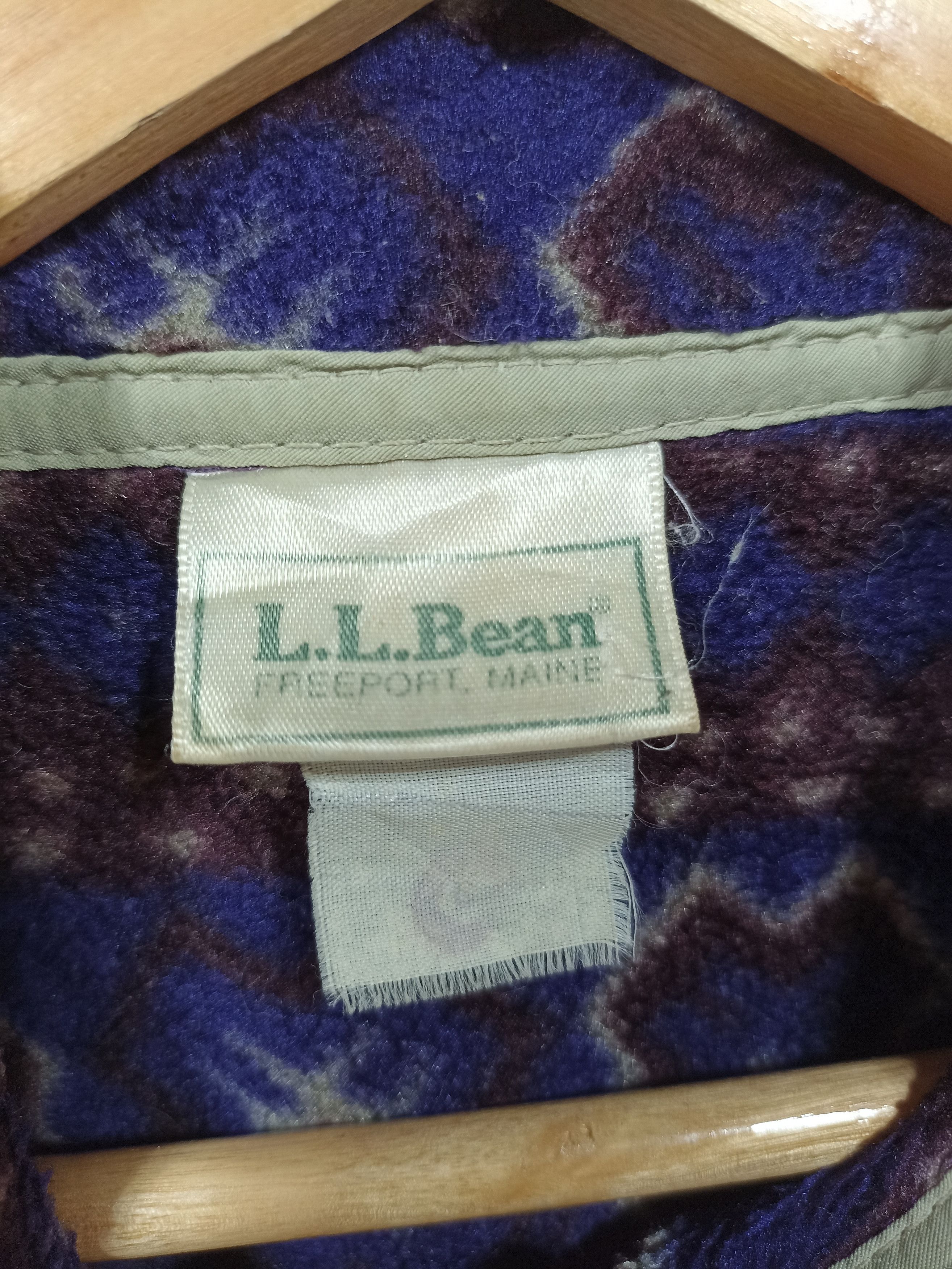 L.L. Bean Vintage LL Bean Printed Fleecw sweatshirt Size US M / EU 48-50 / 2 - 4 Thumbnail