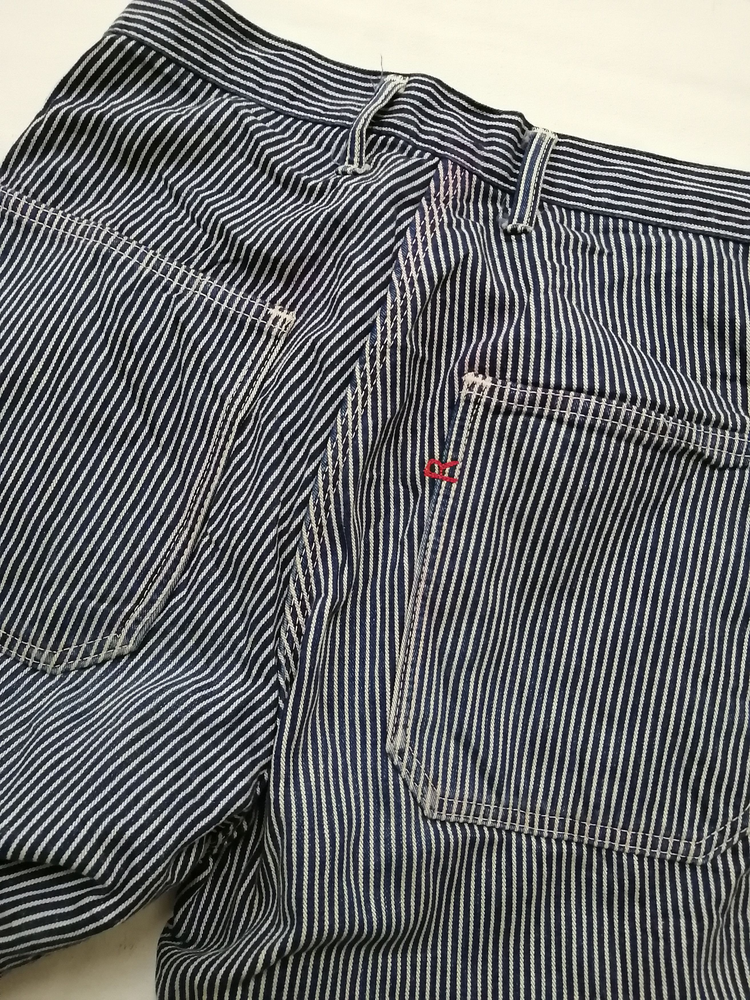 45rpm Vintage R by 45rpm Hickory Stripe Jeans Size US 29 - 6 Thumbnail