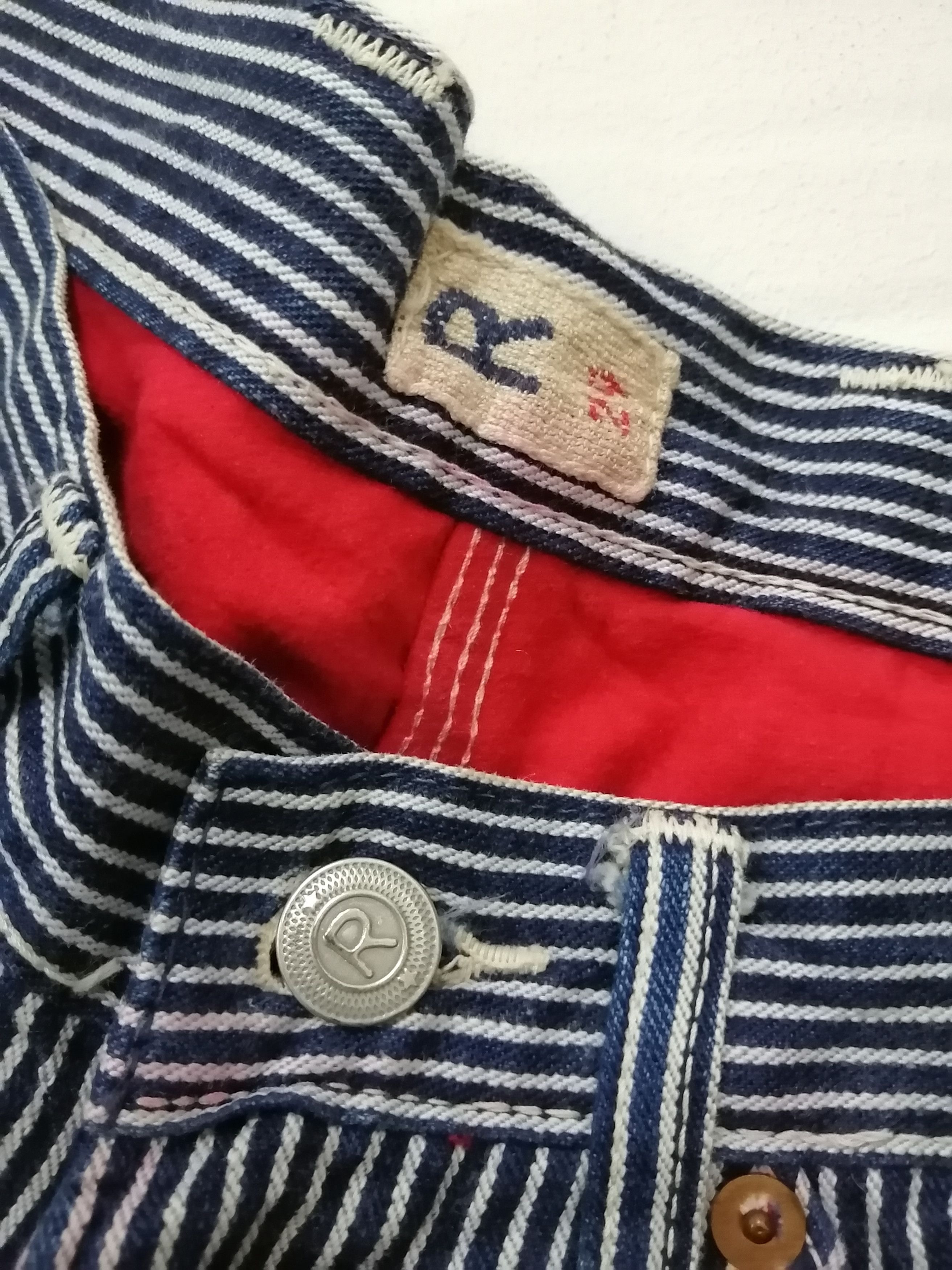 45rpm Vintage R by 45rpm Hickory Stripe Jeans Size US 29 - 8 Thumbnail