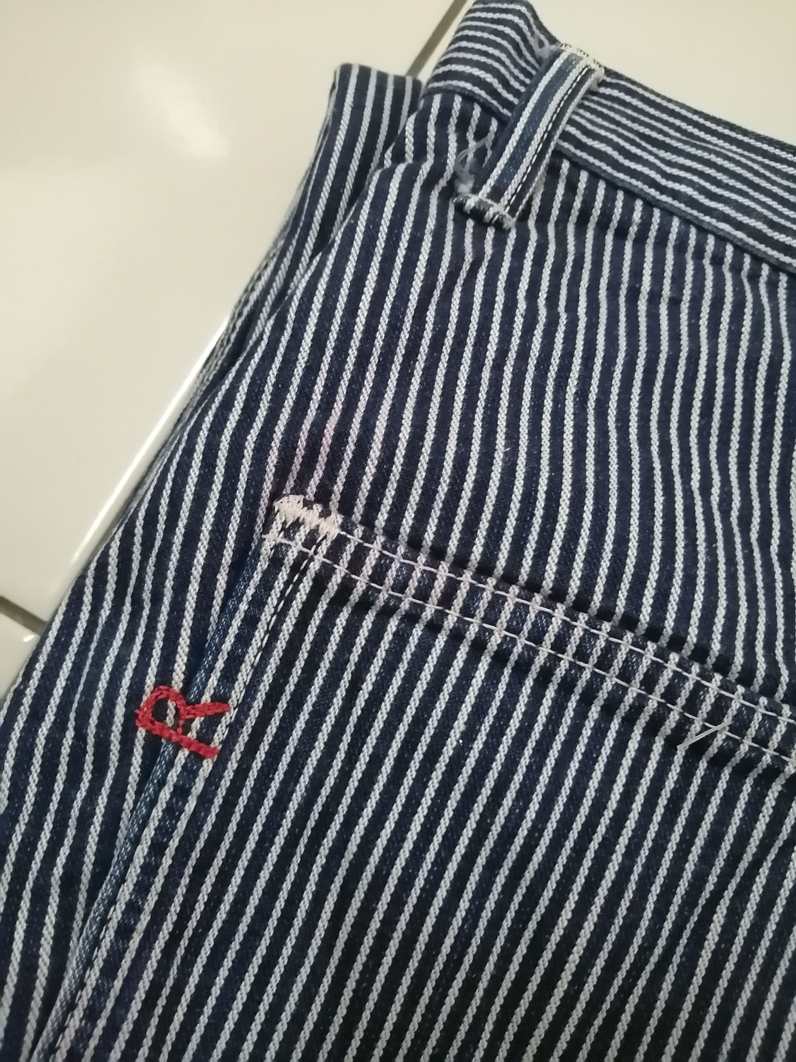 45rpm Vintage R by 45rpm Hickory Stripe Jeans Size US 29 - 13 Thumbnail