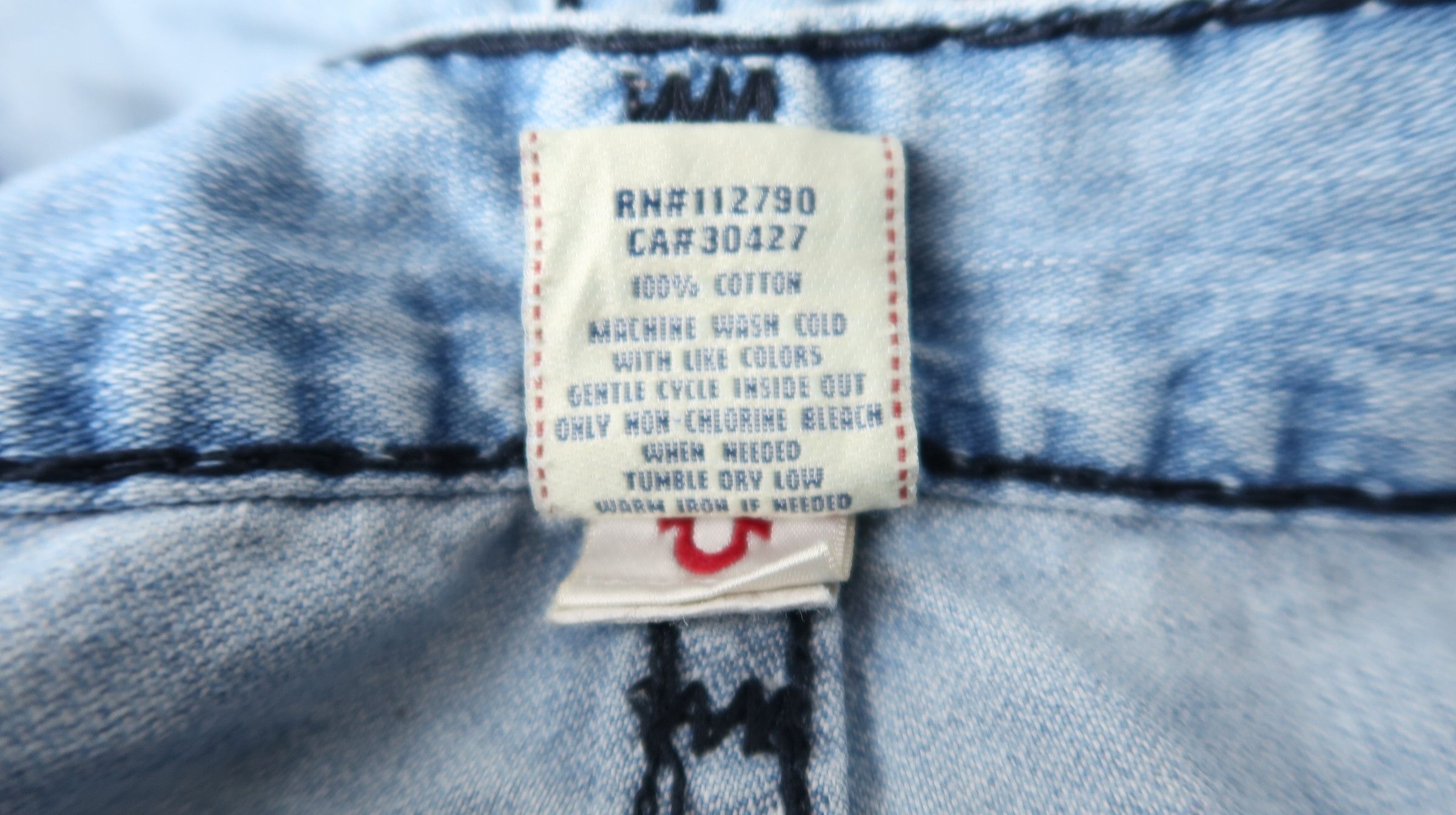 True Religion Vintage True Religion Ricky Super Distressed Denim Size US 32 / EU 48 - 20 Thumbnail