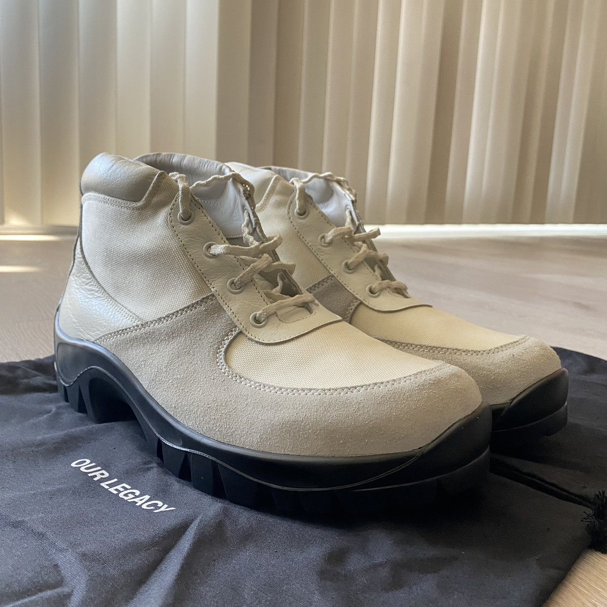 image of Our Legacy Nebula Boot Snow in White, Men's (Size 12)