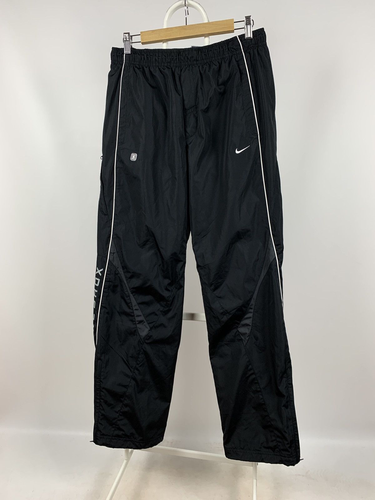 00'S Nike Nylon Pants Shaka Shaka Pants Men's XL Nylon navy blue type Vintage Second Hand main image 1