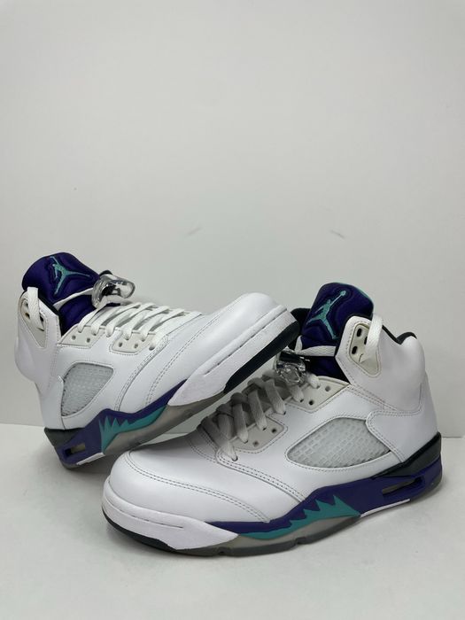 Nike Air Jordan 5 Retro Grape 2013 Men's Size 13 Athletic Shoes 136027-108