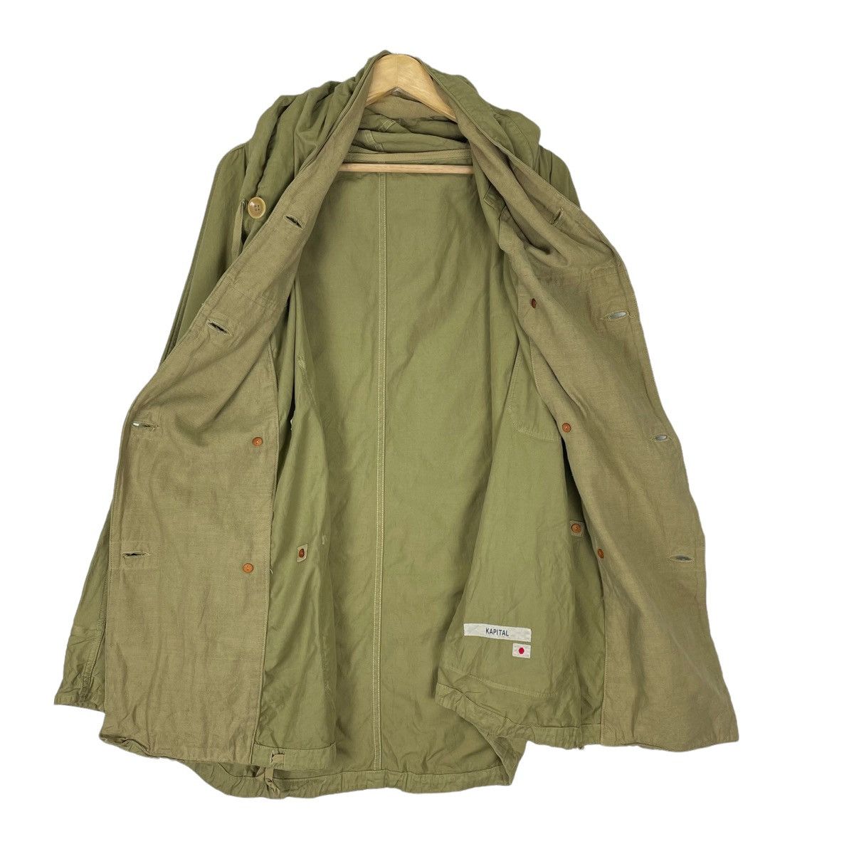 Kapital 🔥KAPITAL KIRO HIRATA KATSURAGI RING COAT HOODIE JACKET Size US L / EU 52-54 / 3 - 9 Thumbnail