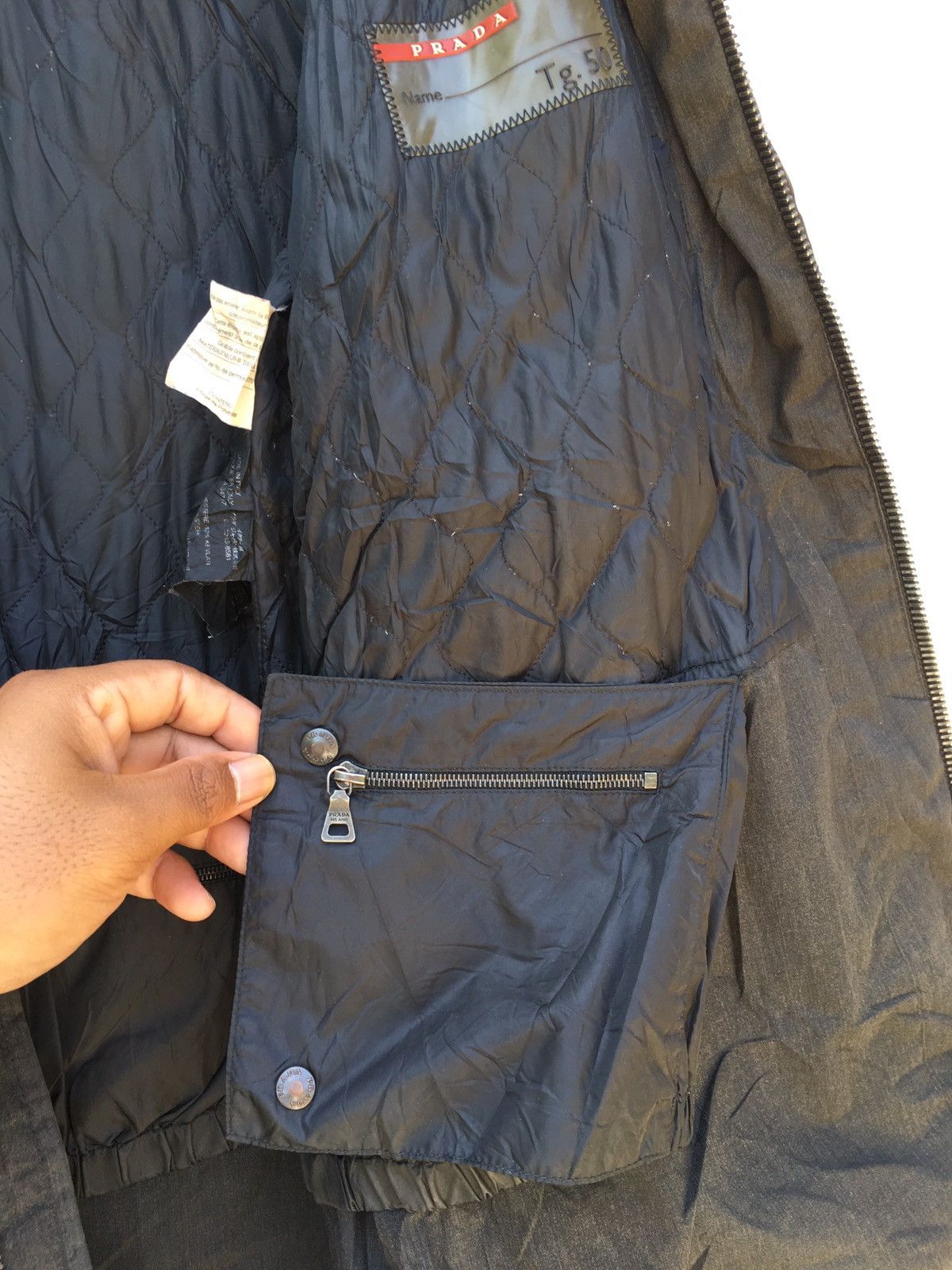 Prada Vintage Prada Long Coat / Jacket Size US XL / EU 56 / 4 - 17 Thumbnail