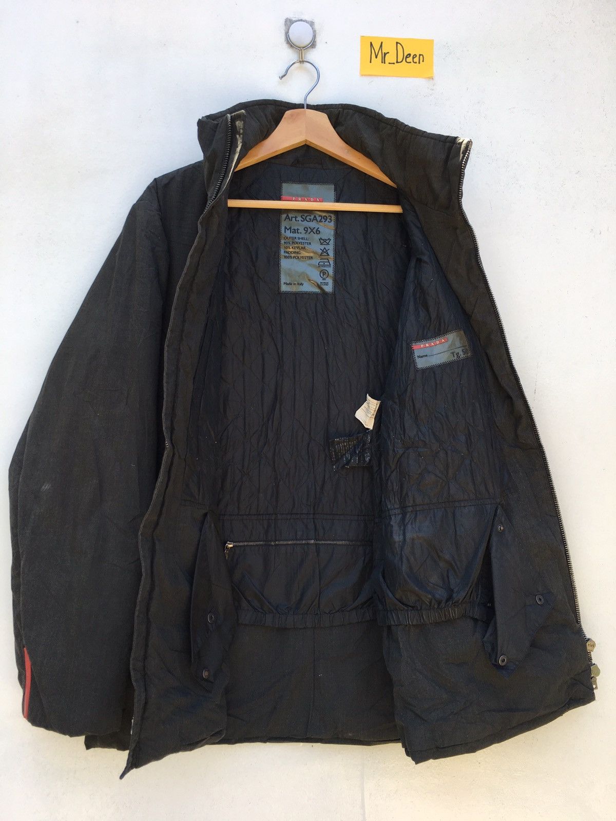 Prada Vintage Prada Long Coat / Jacket Size US XL / EU 56 / 4 - 11 Thumbnail