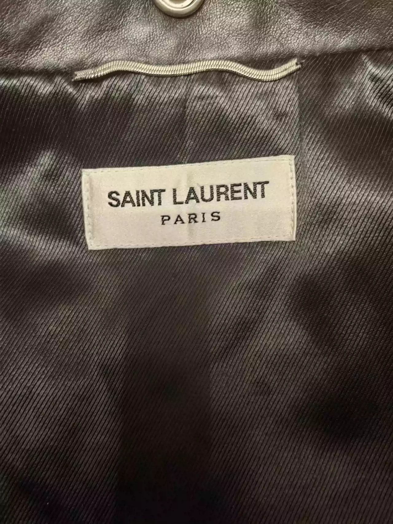 Yves Saint Laurent Saint Laurent 2015 L01 Leather Jacket Size 50 Black Size US M / EU 48-50 / 2 - 7 Thumbnail