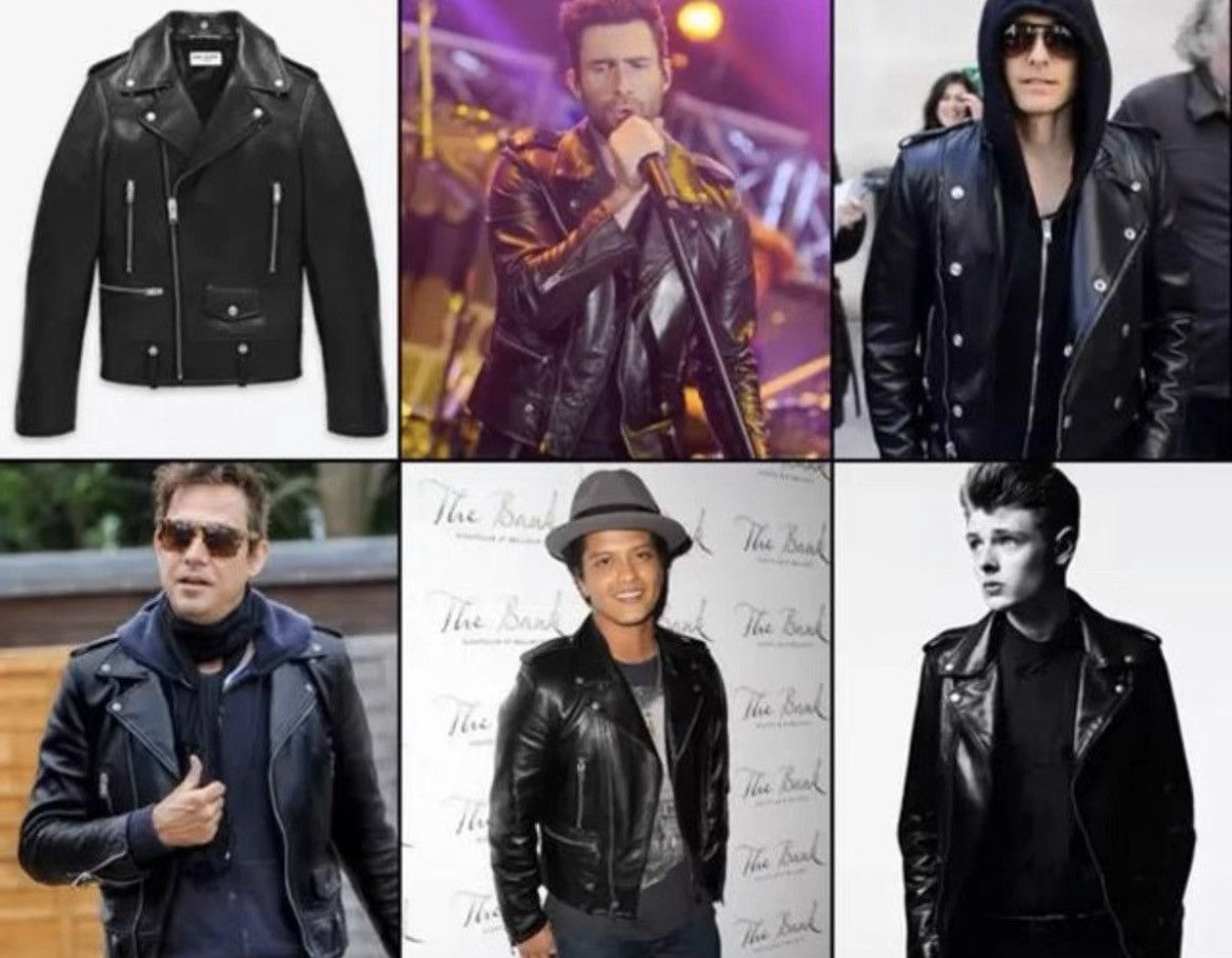 Yves Saint Laurent Saint Laurent 2015 L01 Leather Jacket Size 50 Black Size US M / EU 48-50 / 2 - 9 Thumbnail