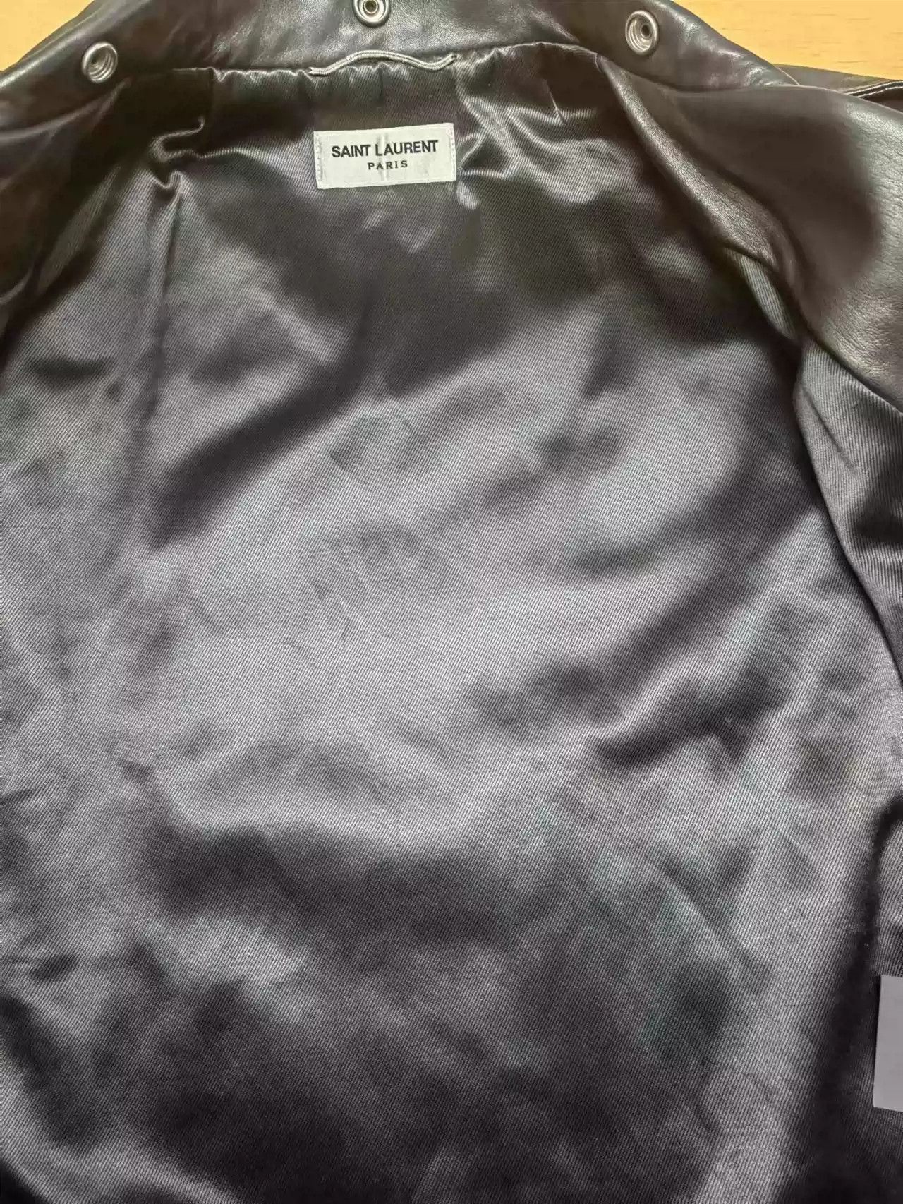 Yves Saint Laurent Saint Laurent 2015 L01 Leather Jacket Size 50 Black Size US M / EU 48-50 / 2 - 4 Thumbnail
