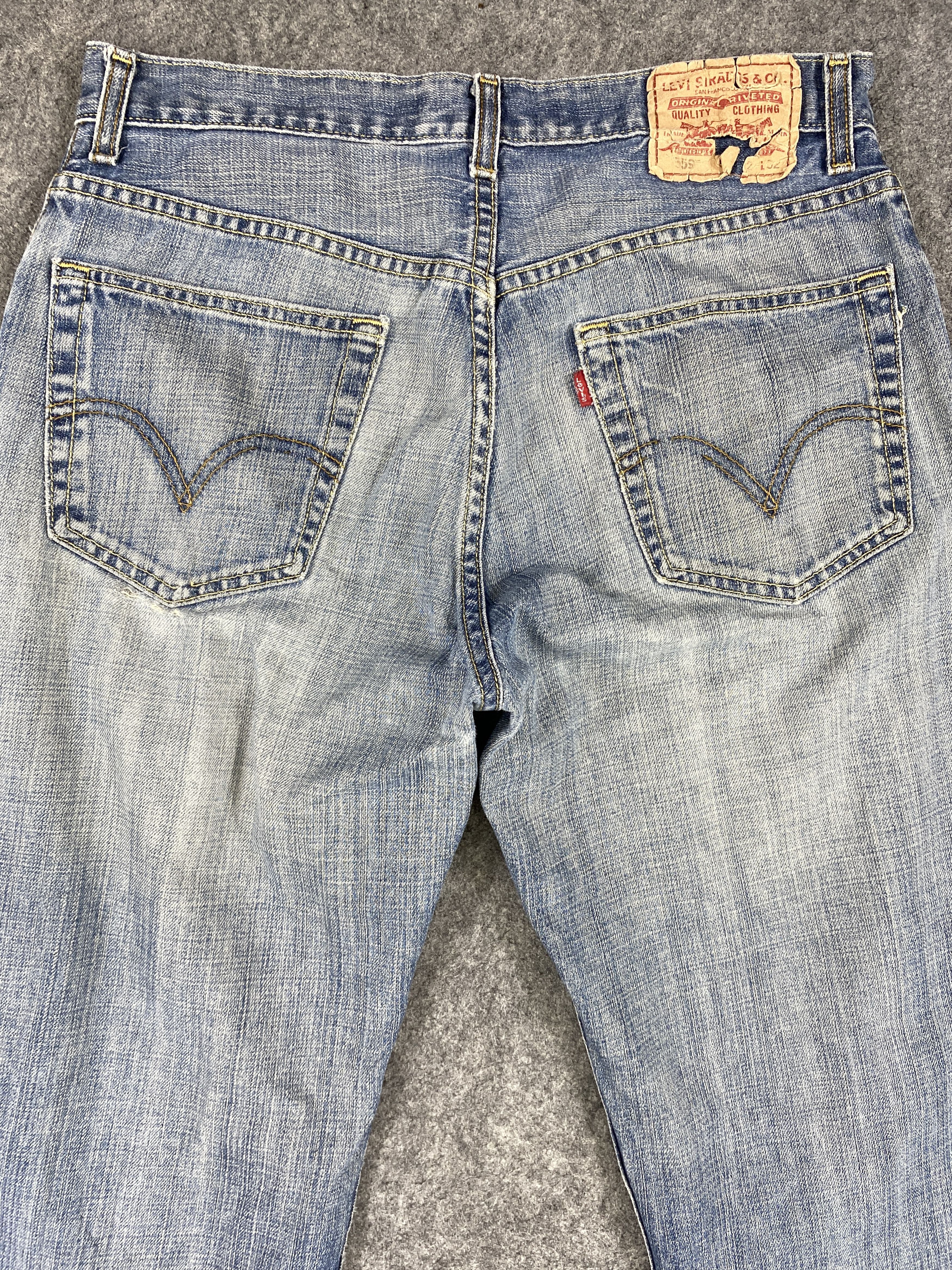 Levi's Blue Distressed Vintage Levi's 559 32x31.5 Denim -SJ047 Size US 32 / EU 48 - 4 Thumbnail