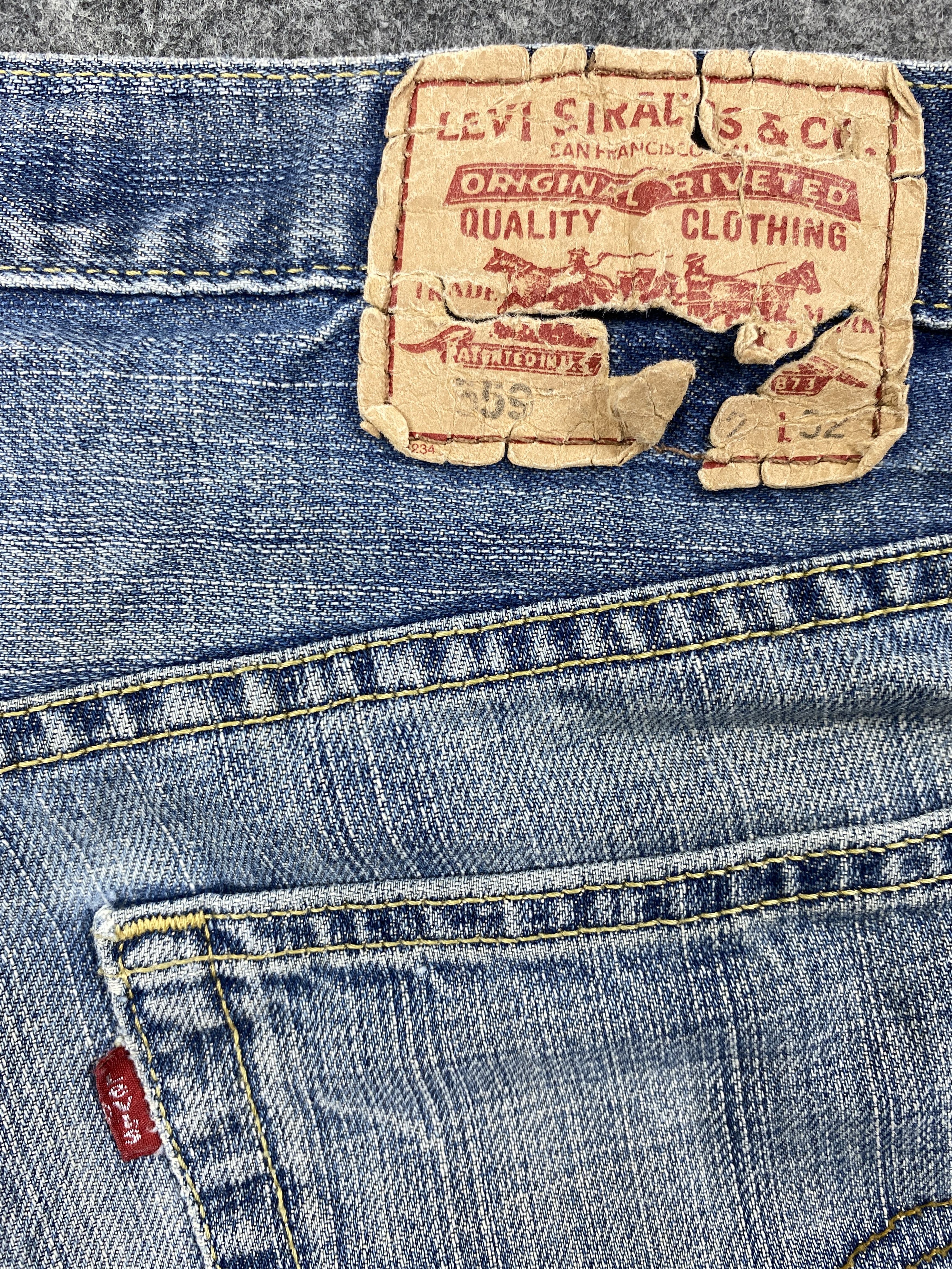 Levi's Blue Distressed Vintage Levi's 559 32x31.5 Denim -SJ047 Size US 32 / EU 48 - 10 Thumbnail