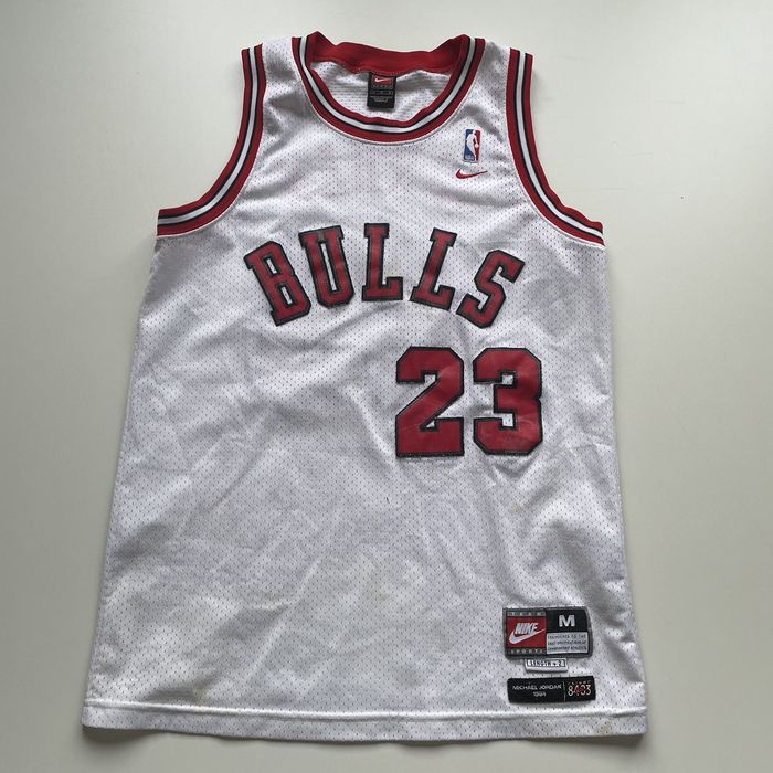 Vintage 90s Champion NBA Chicago Bulls Michael Jordan STITCHED Jersey Size  48