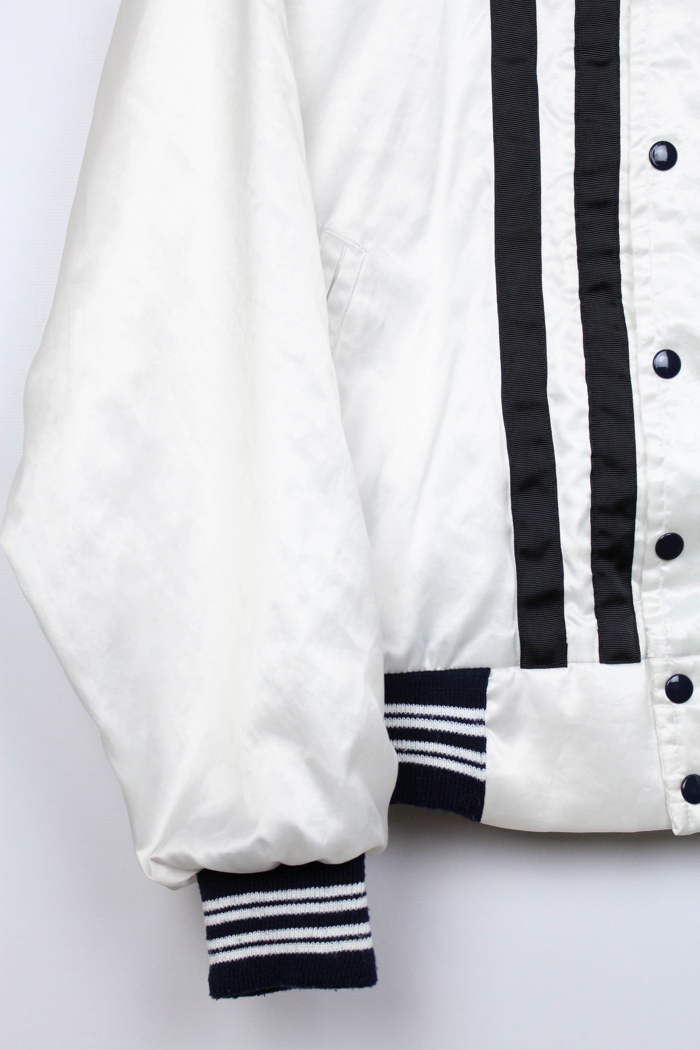 Vintage 90s Vintage Model Aviation Academy Satin Nylon Bomber Jacket Size US L / EU 52-54 / 3 - 7 Thumbnail