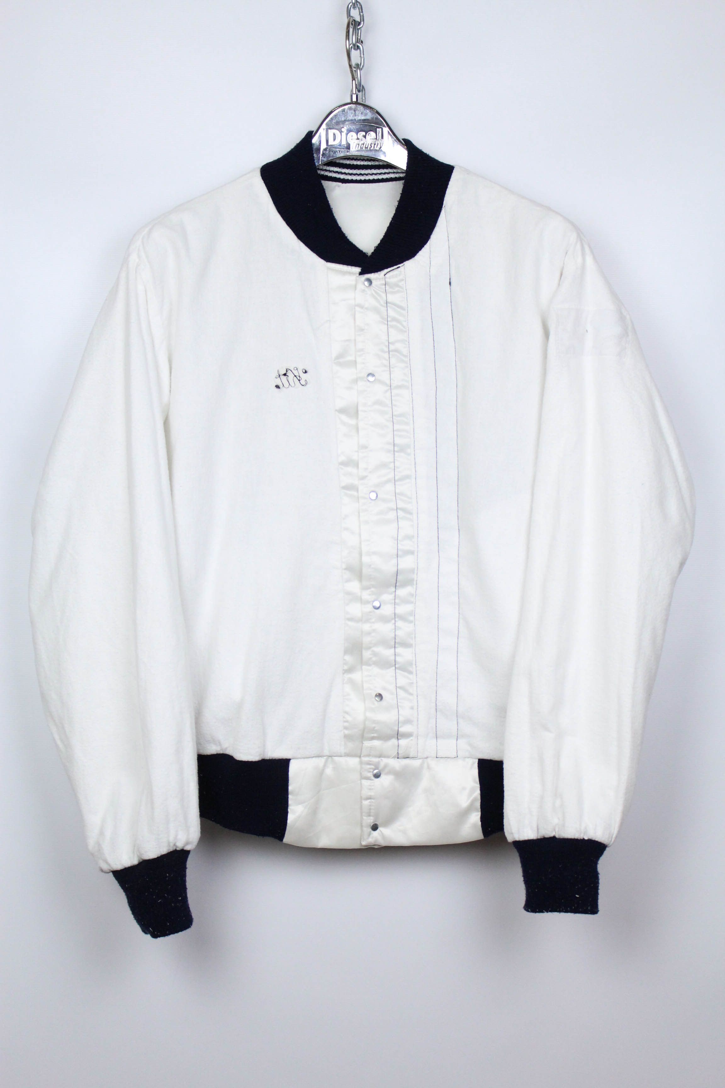 Vintage 90s Vintage Model Aviation Academy Satin Nylon Bomber Jacket Size US L / EU 52-54 / 3 - 8 Thumbnail