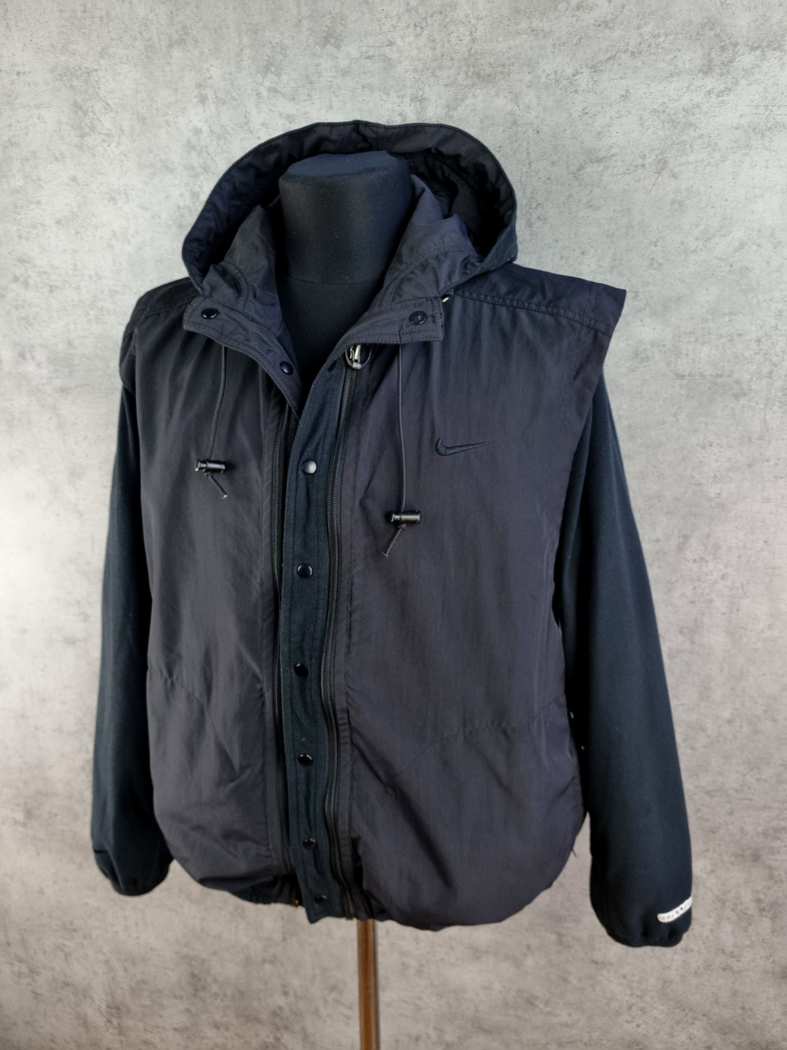 Nike × Vintage Rare NIKE Court Andre Agassi 2 in 1 Jacket Vest Vintage Size US M / EU 48-50 / 2 - 2 Thumbnail