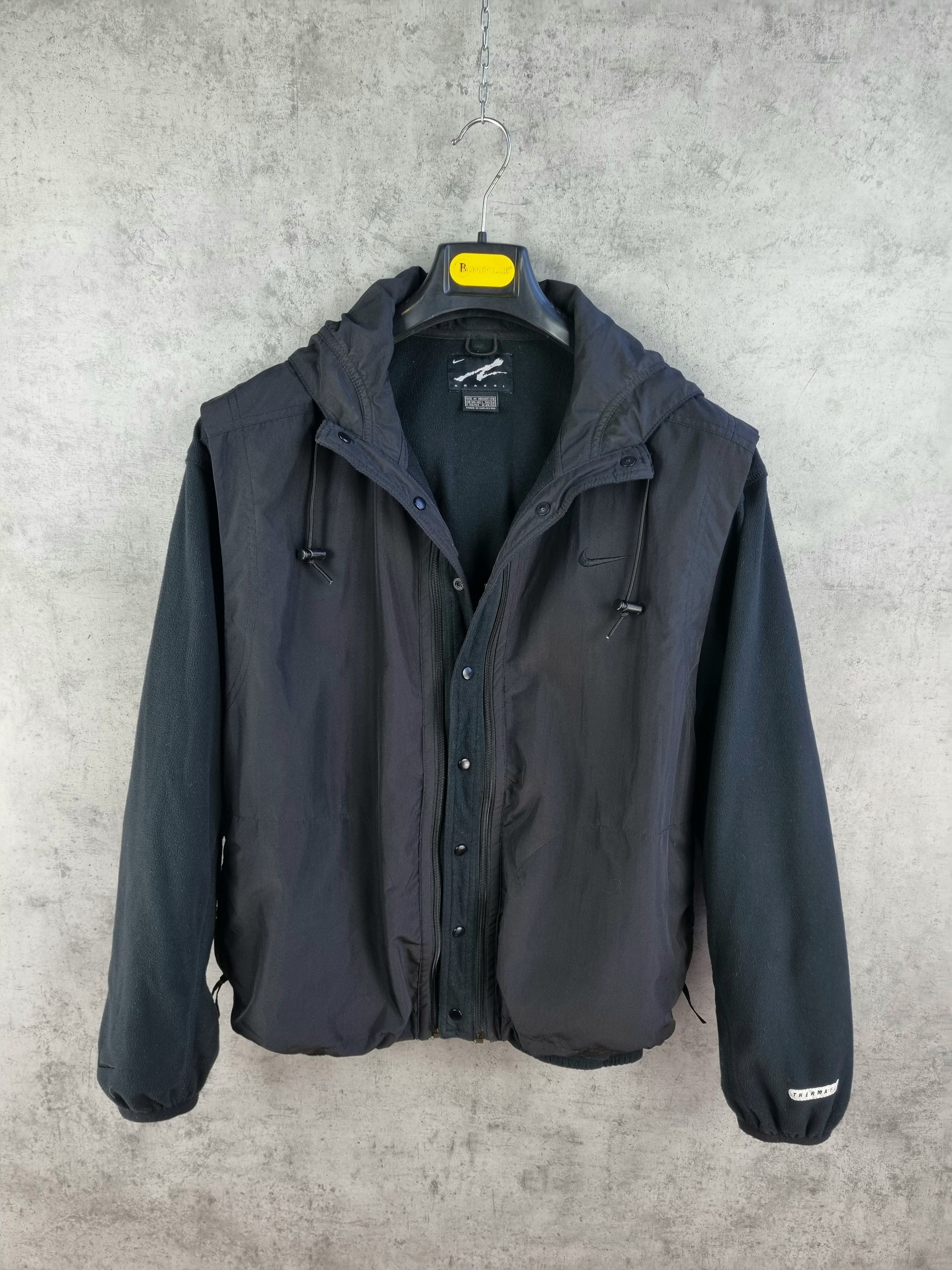 Nike × Vintage Rare NIKE Court Andre Agassi 2 in 1 Jacket Vest Vintage Size US M / EU 48-50 / 2 - 3 Thumbnail