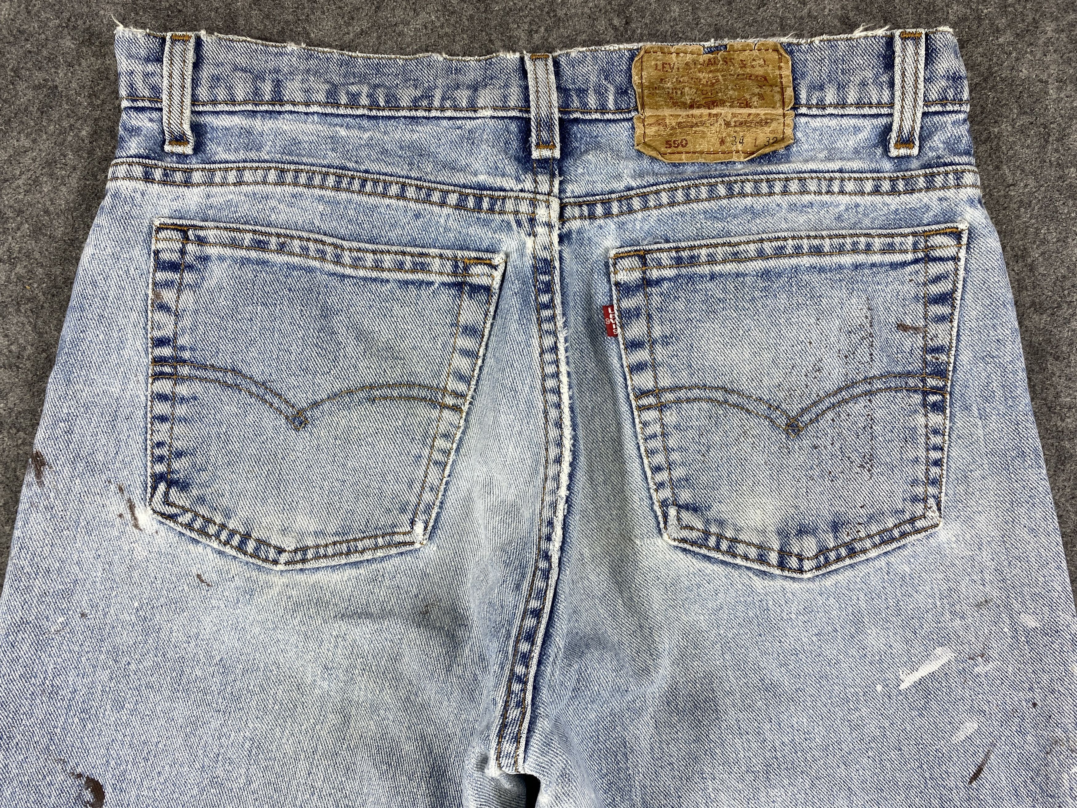 Levi's 90s Light Wash Vintage Levi's 550 USA 33x30.5 Denim -JN1235 Size US 33 - 4 Thumbnail